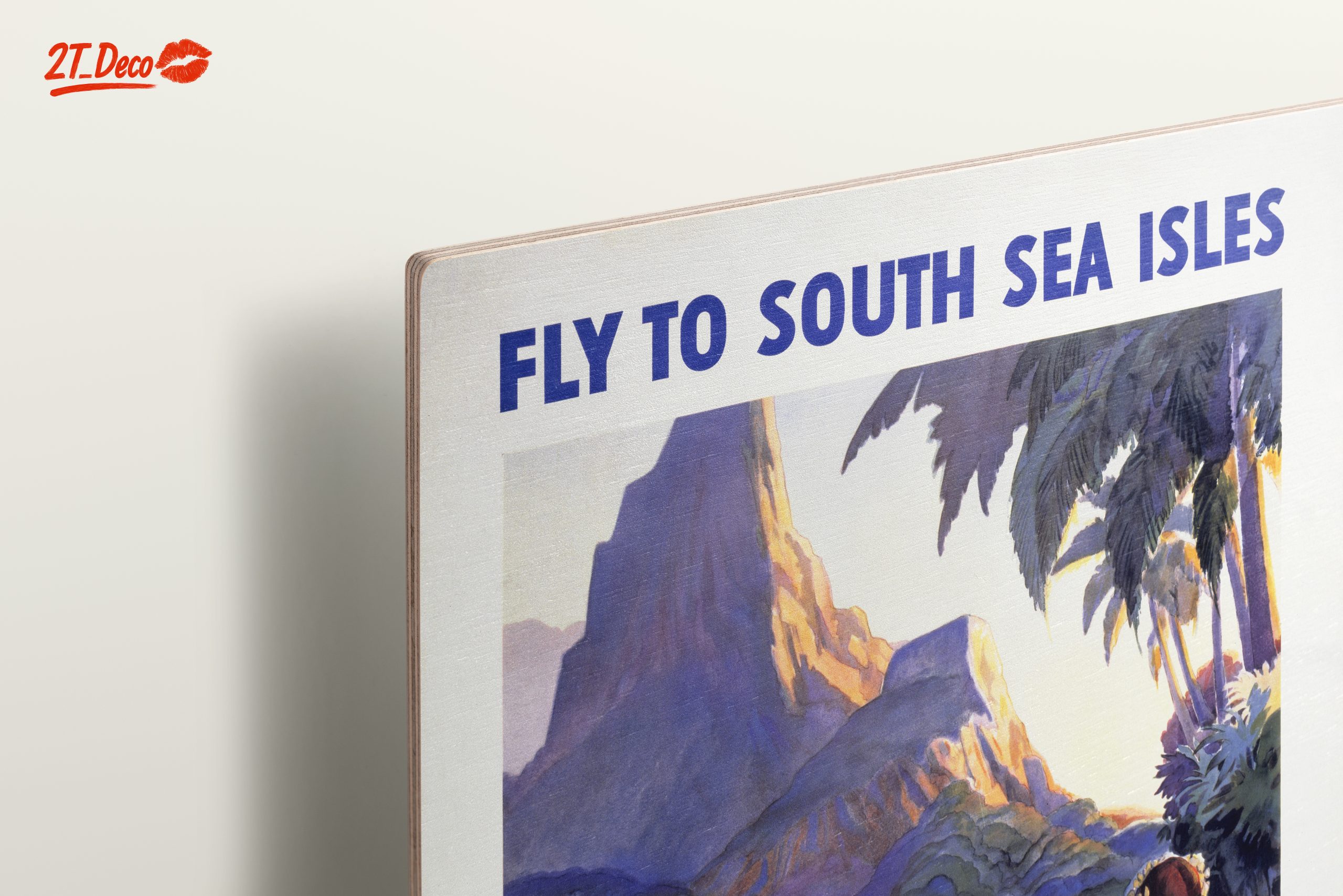 Vintage Travel Poster for South Sea Isles - Image 15