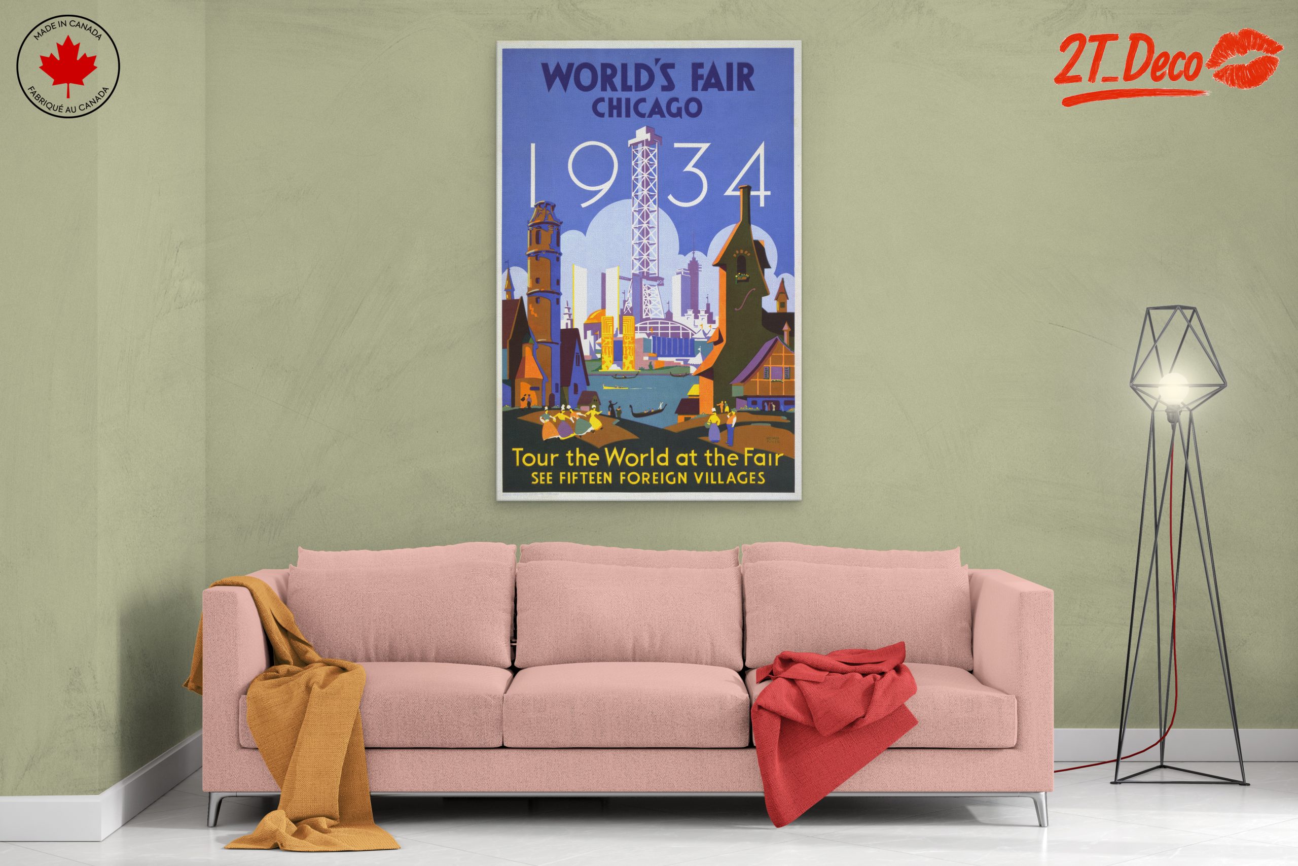 World's Fair Chicago 1934 Vintage Poster Art 2 - Image 2