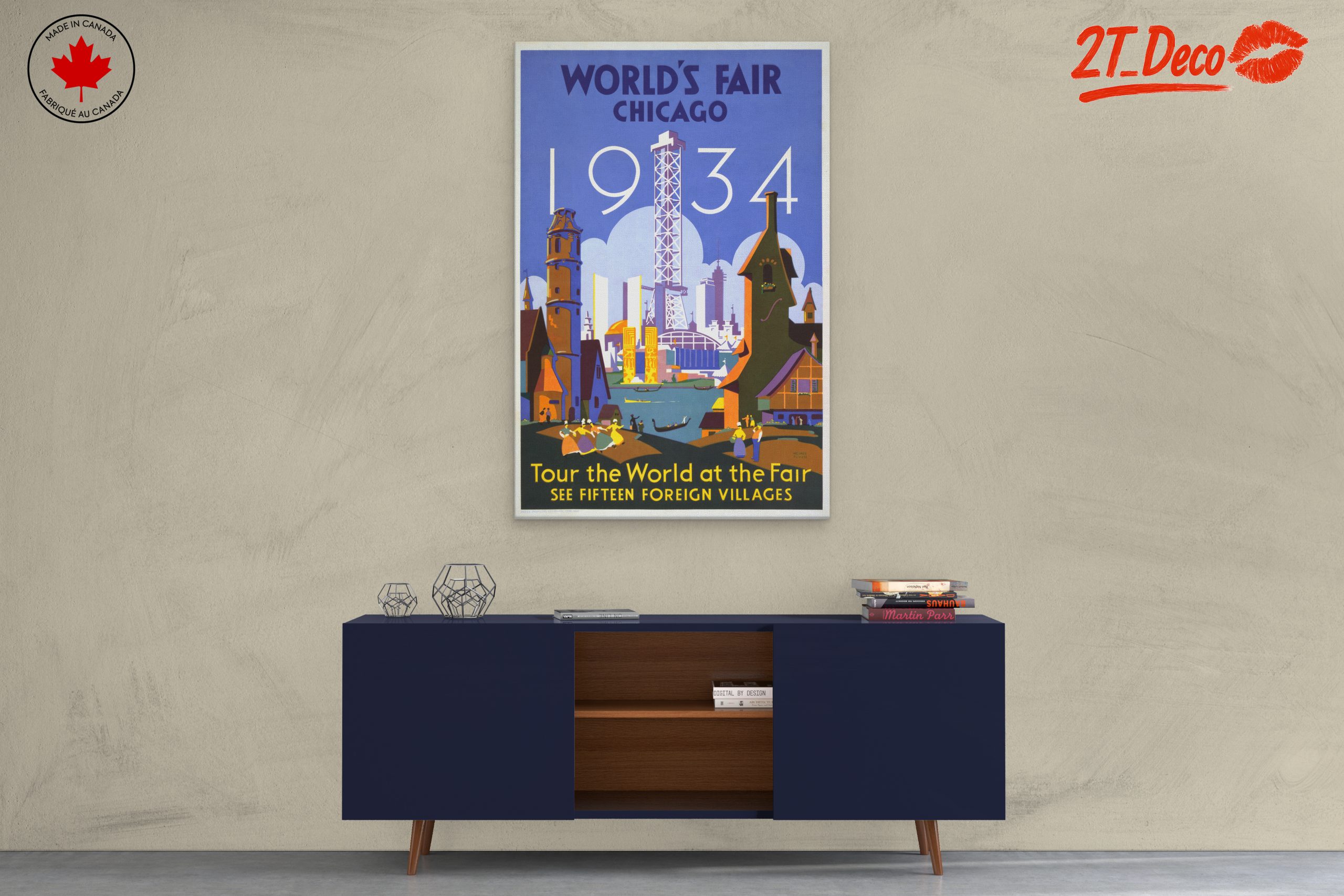 World's Fair Chicago 1934 Vintage Poster Art 2 - Image 3