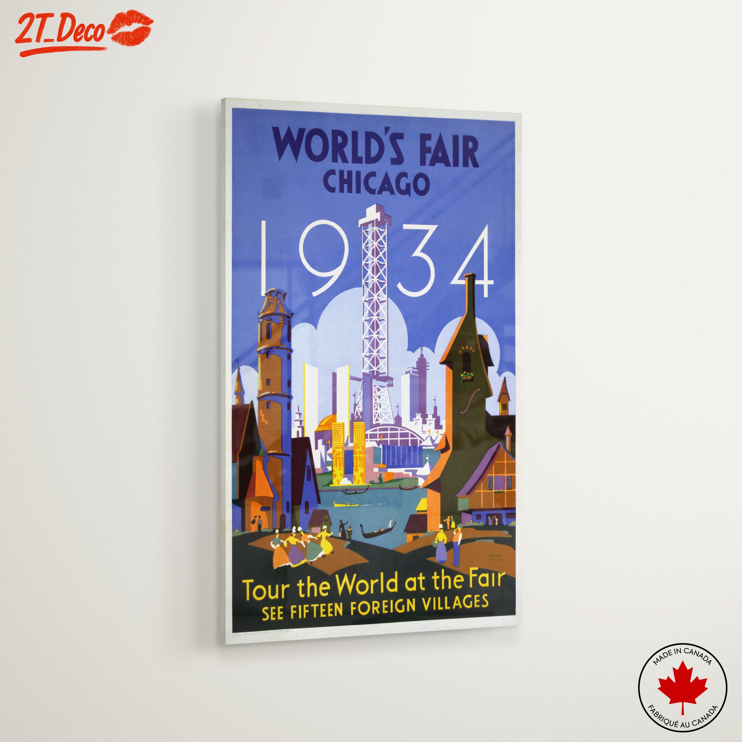 World's Fair Chicago 1934 Vintage Poster Art 2 - Image 6