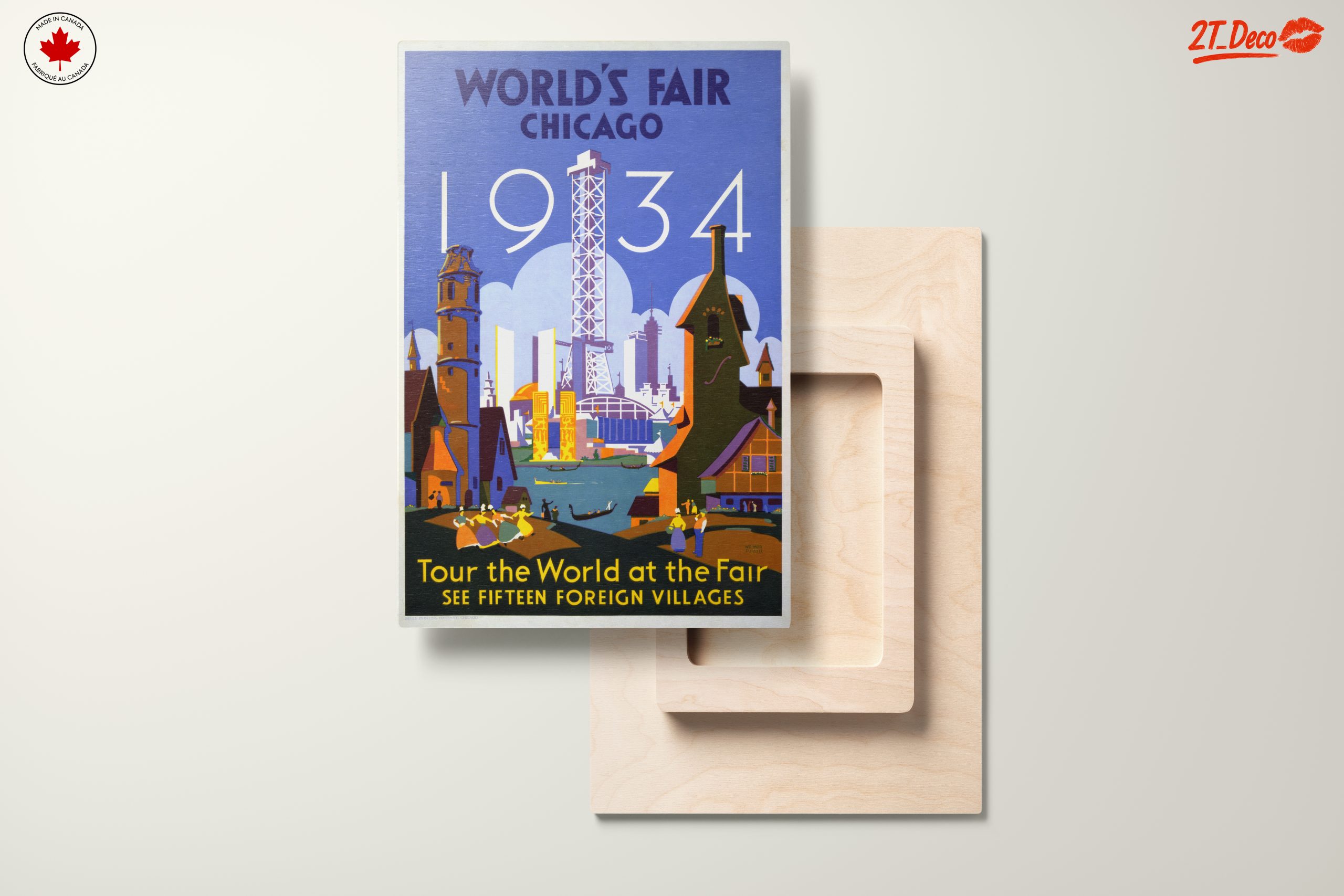 World's Fair Chicago 1934 Vintage Poster Art 2 - Image 11