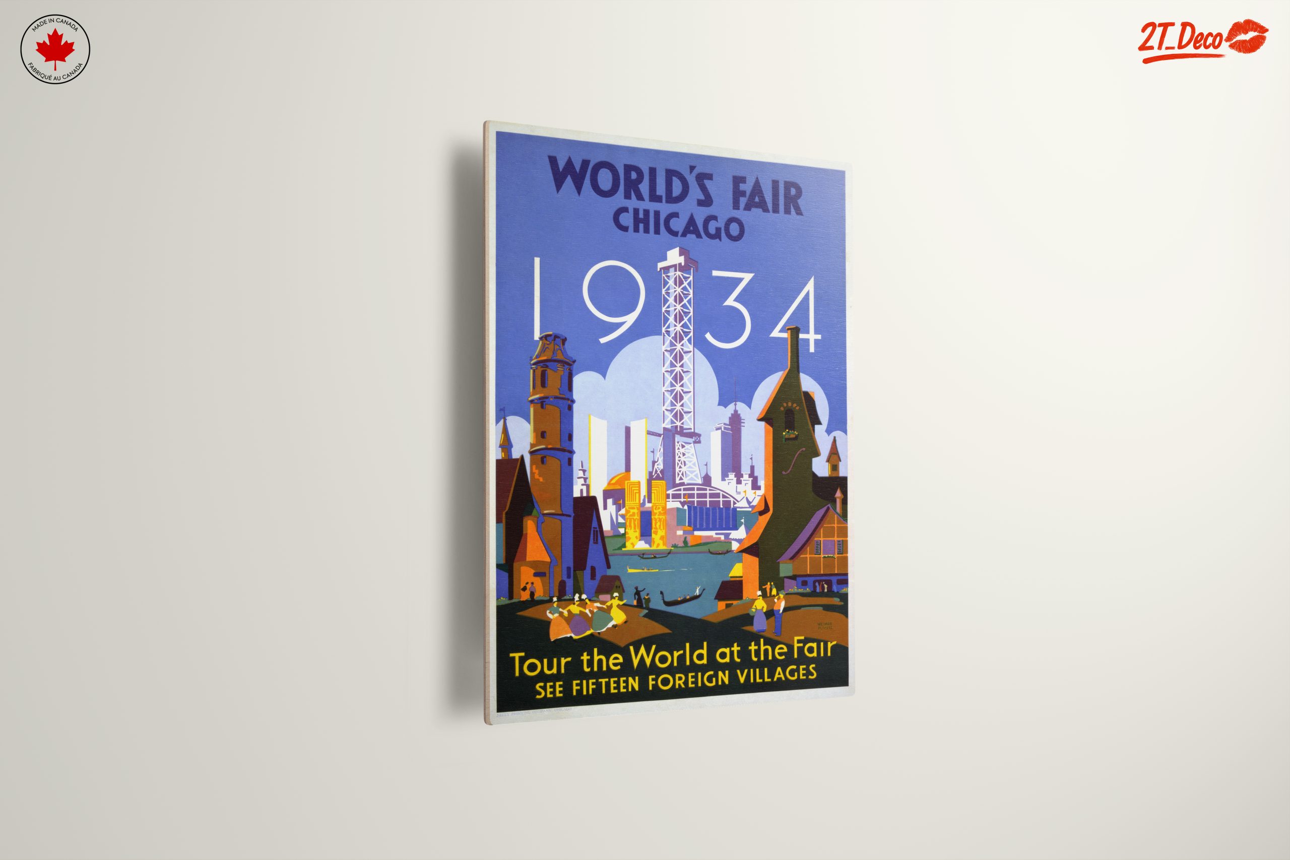 World's Fair Chicago 1934 Vintage Poster Art 2 - Image 13