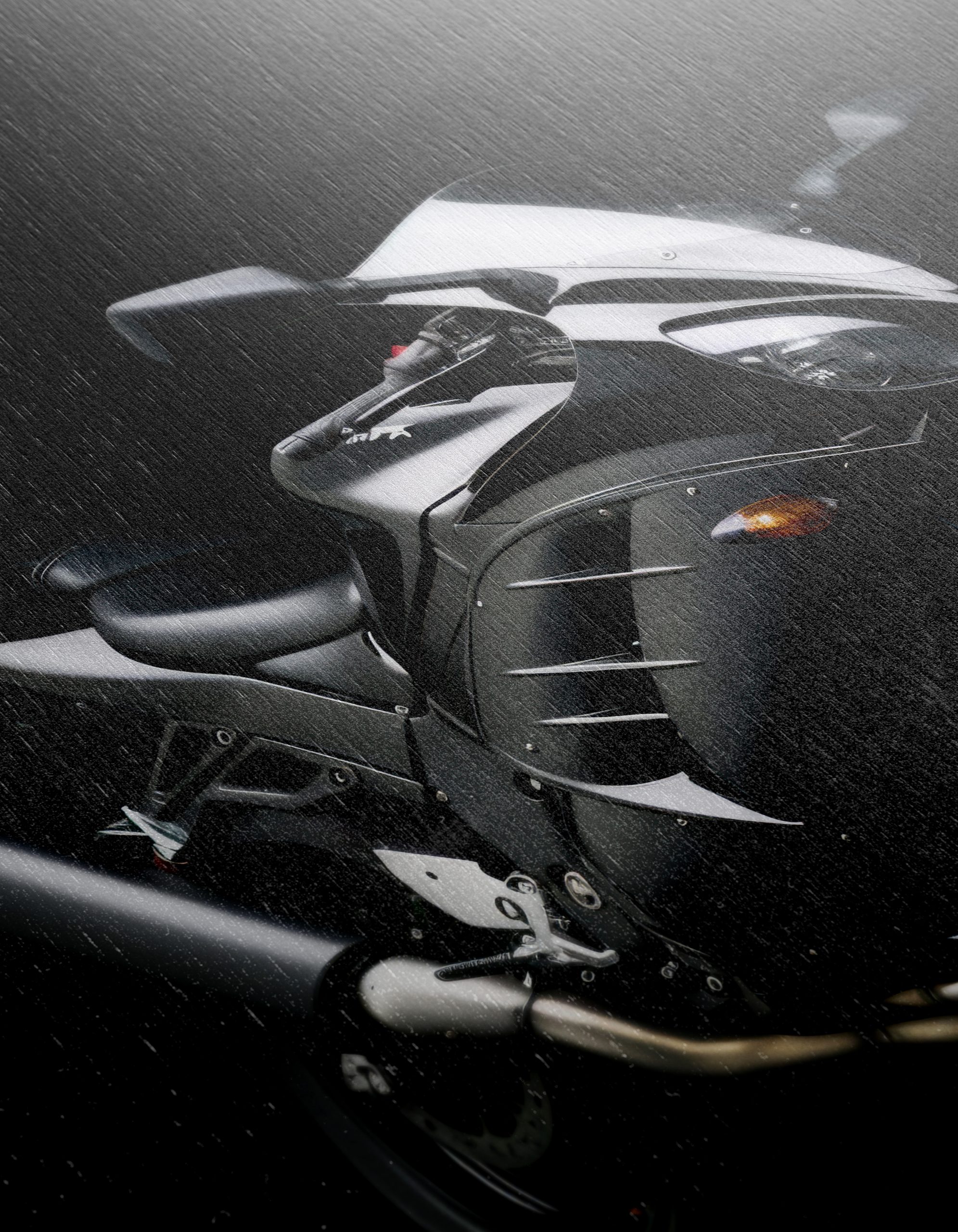 Sleek Black Motorcycle Art for Enthusiasts - Image 12