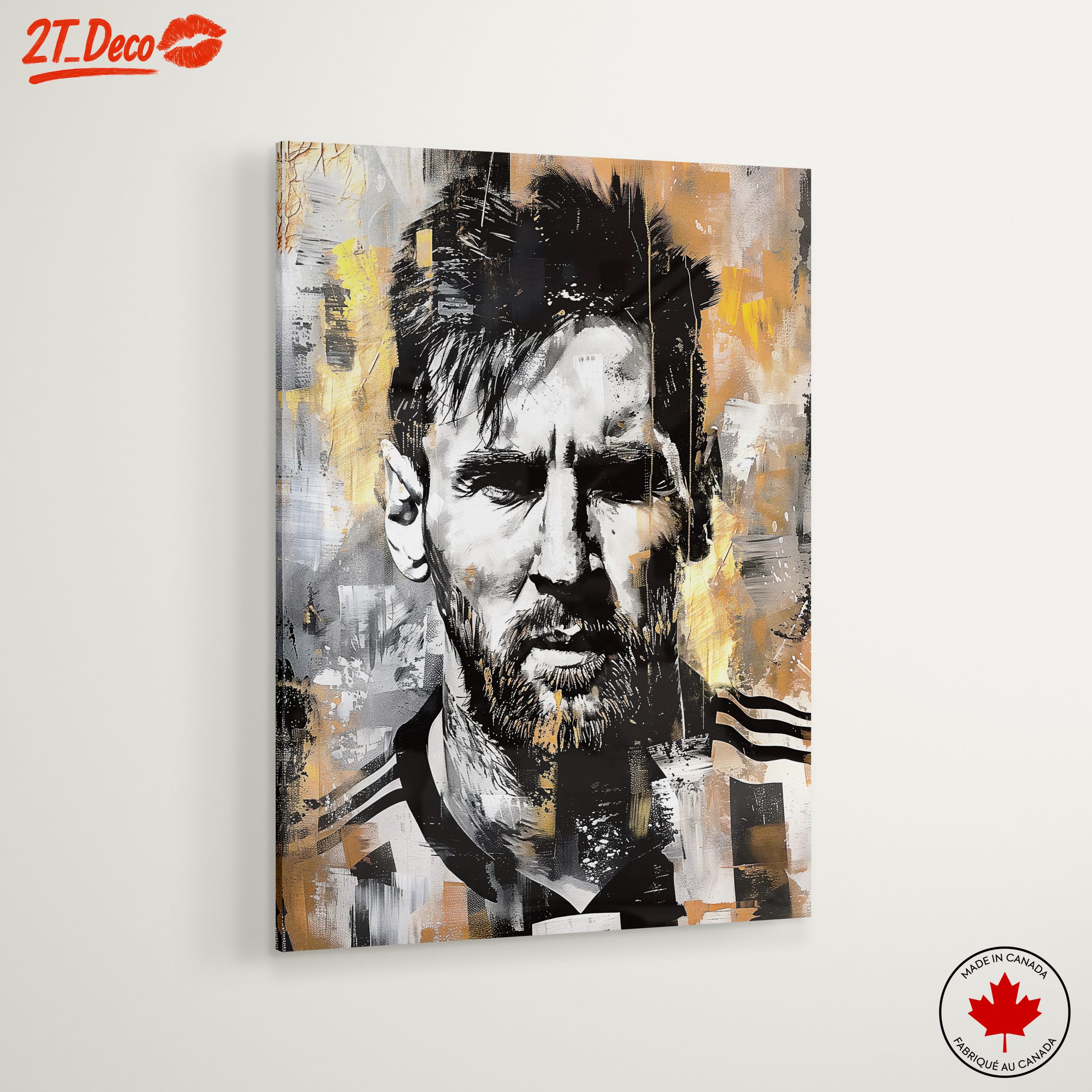 Messi Dynamic Sports Portrait Art - Image 6