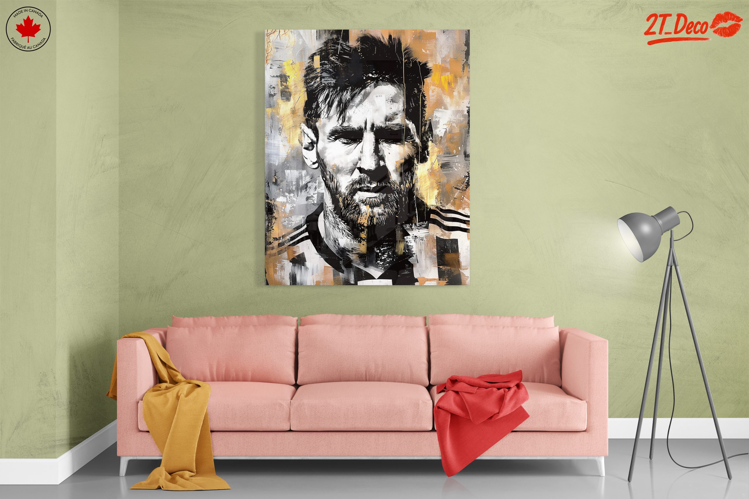 Messi Dynamic Sports Portrait Art - Image 7
