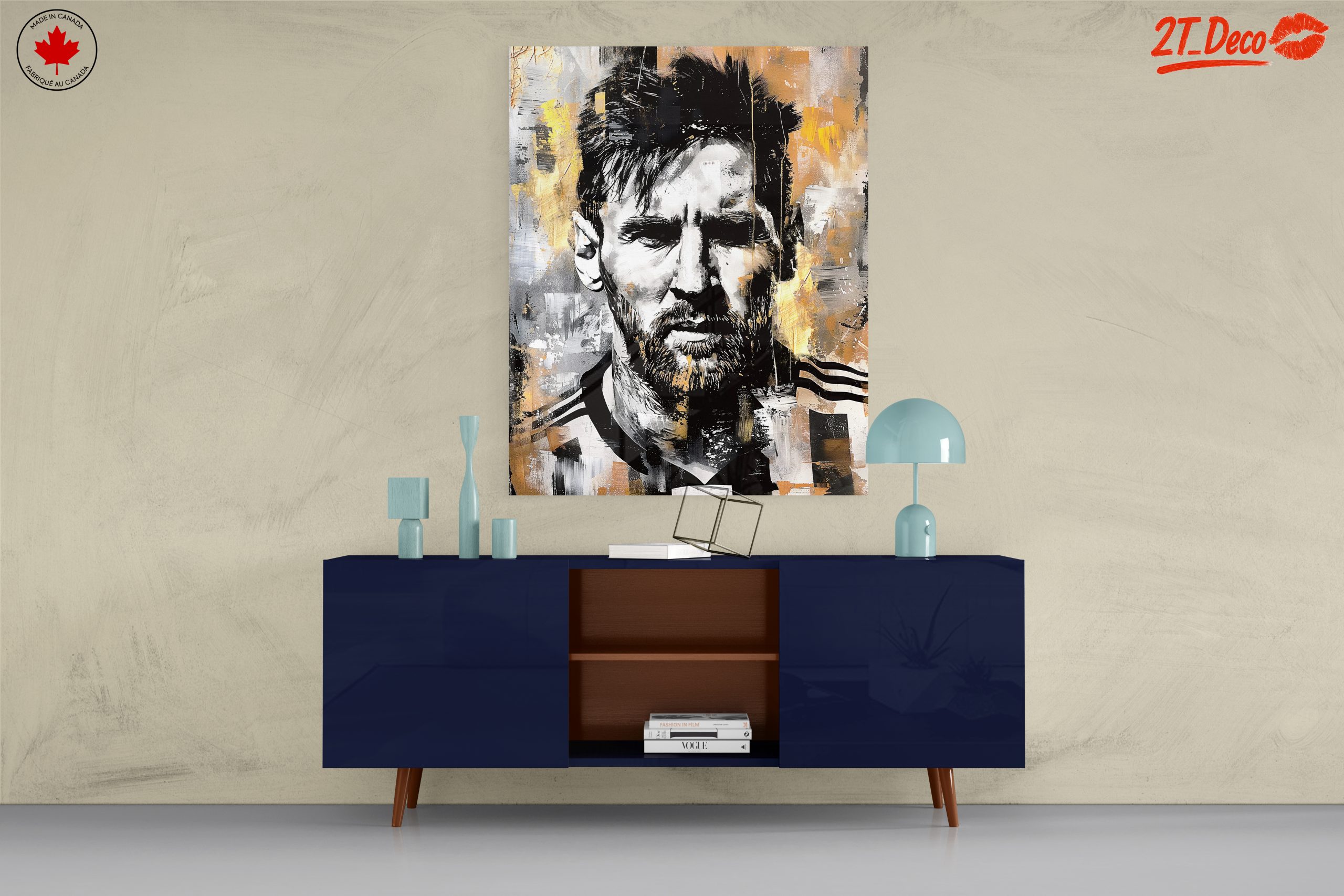 Messi Dynamic Sports Portrait Art - Image 8