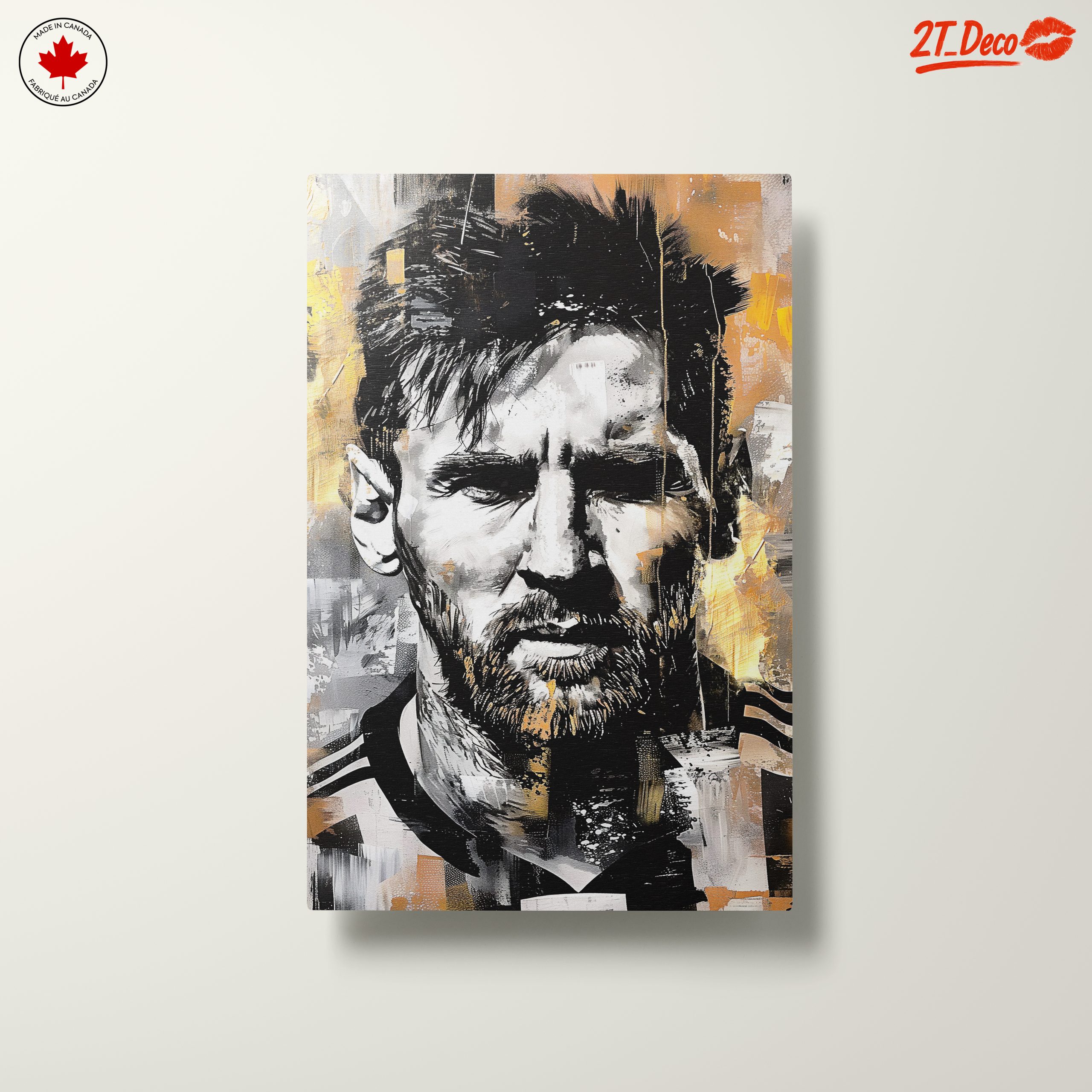 Messi Dynamic Sports Portrait Art - Image 10