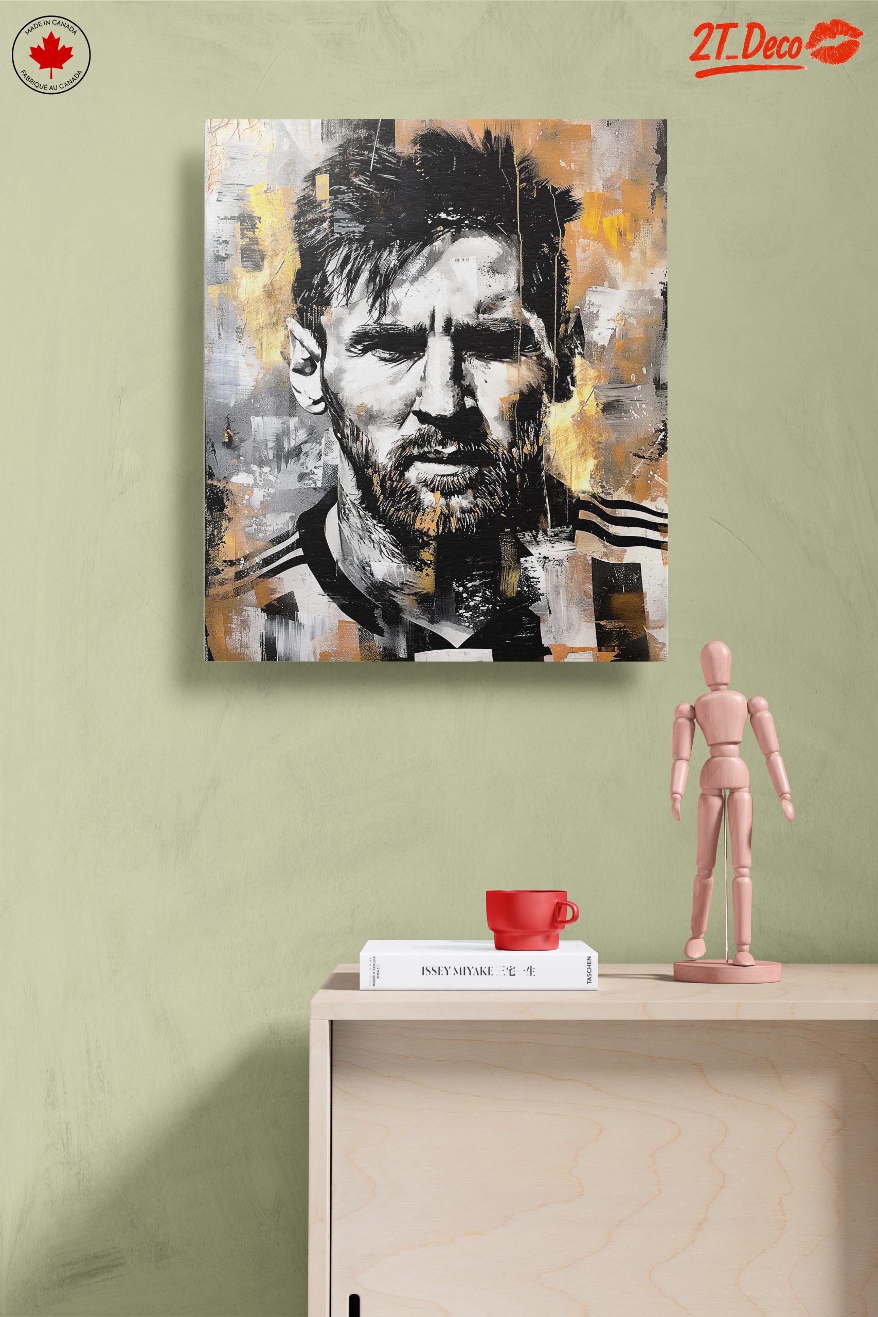Messi Dynamic Sports Portrait Art - Image 14