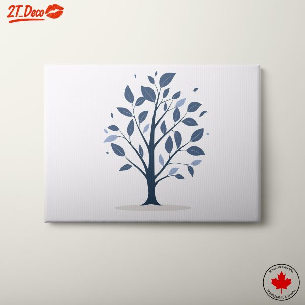 Stylized Botanical Leaf Artwork