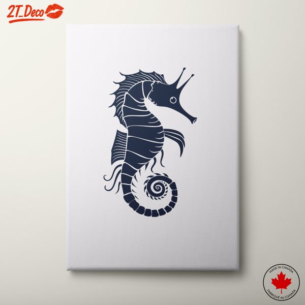 Stylized Seahorse Abstract Art 2