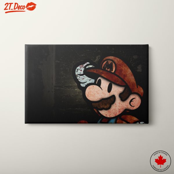 Iconic Anime Character in Vintage Style
