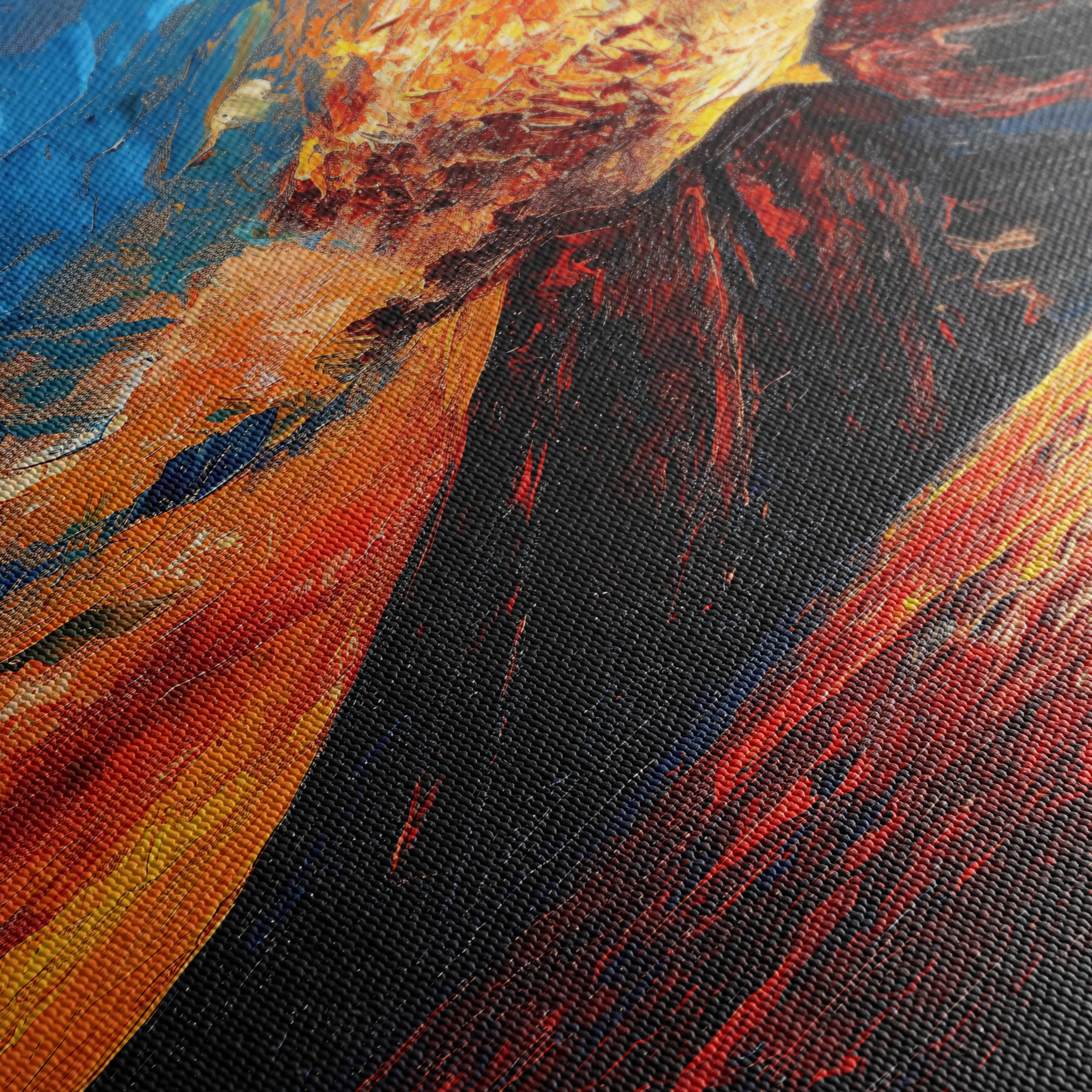 Abstract Volcano Landscape Art - Image 5
