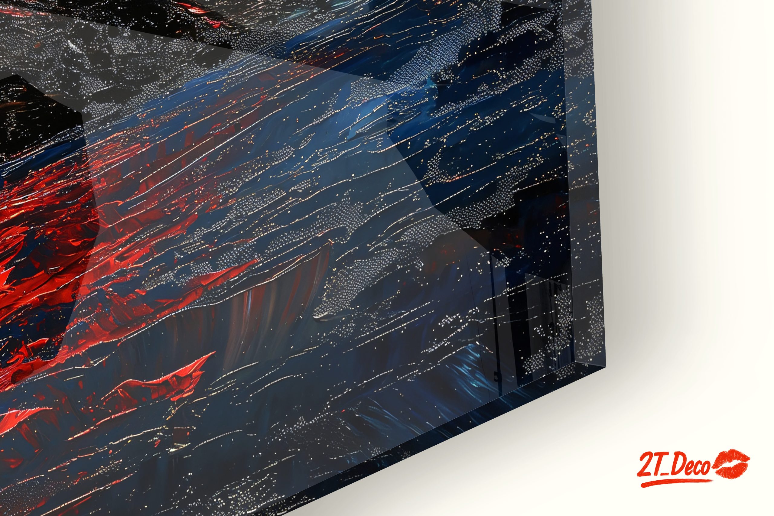 Abstract Volcano Landscape Art - Image 9