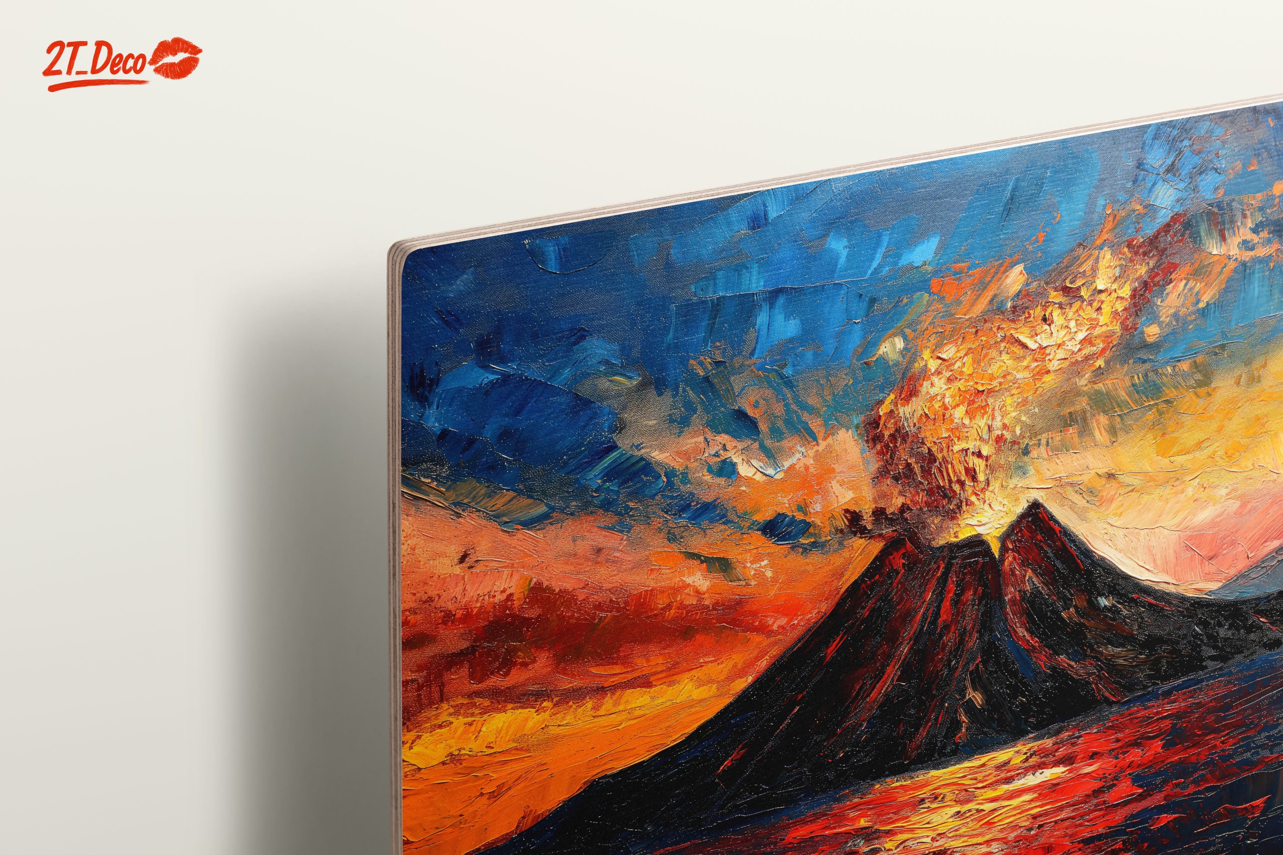 Abstract Volcano Landscape Art - Image 15