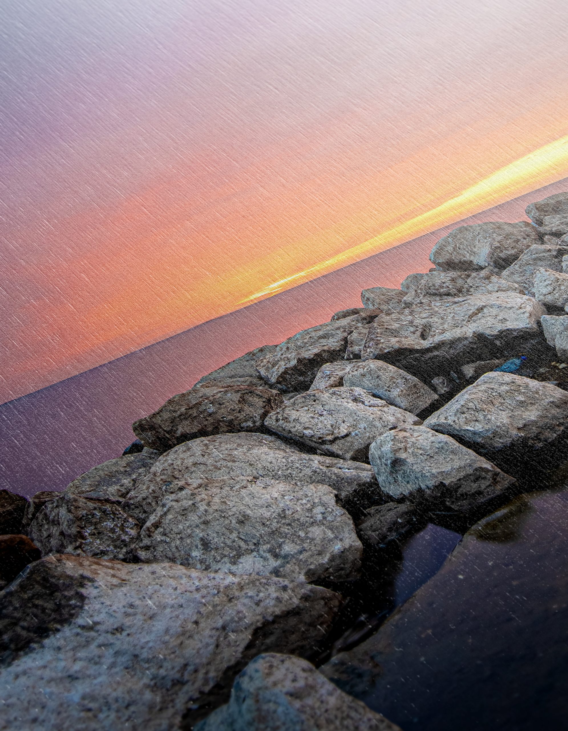 Stunning Rocky Shoreline at Sunset - Image 12