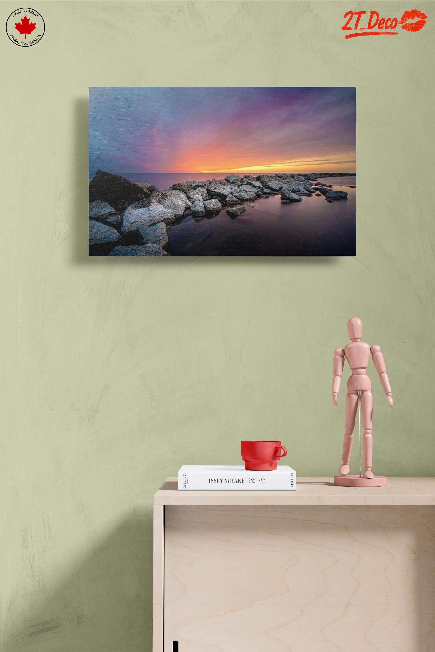 Stunning Rocky Shoreline at Sunset - Image 14