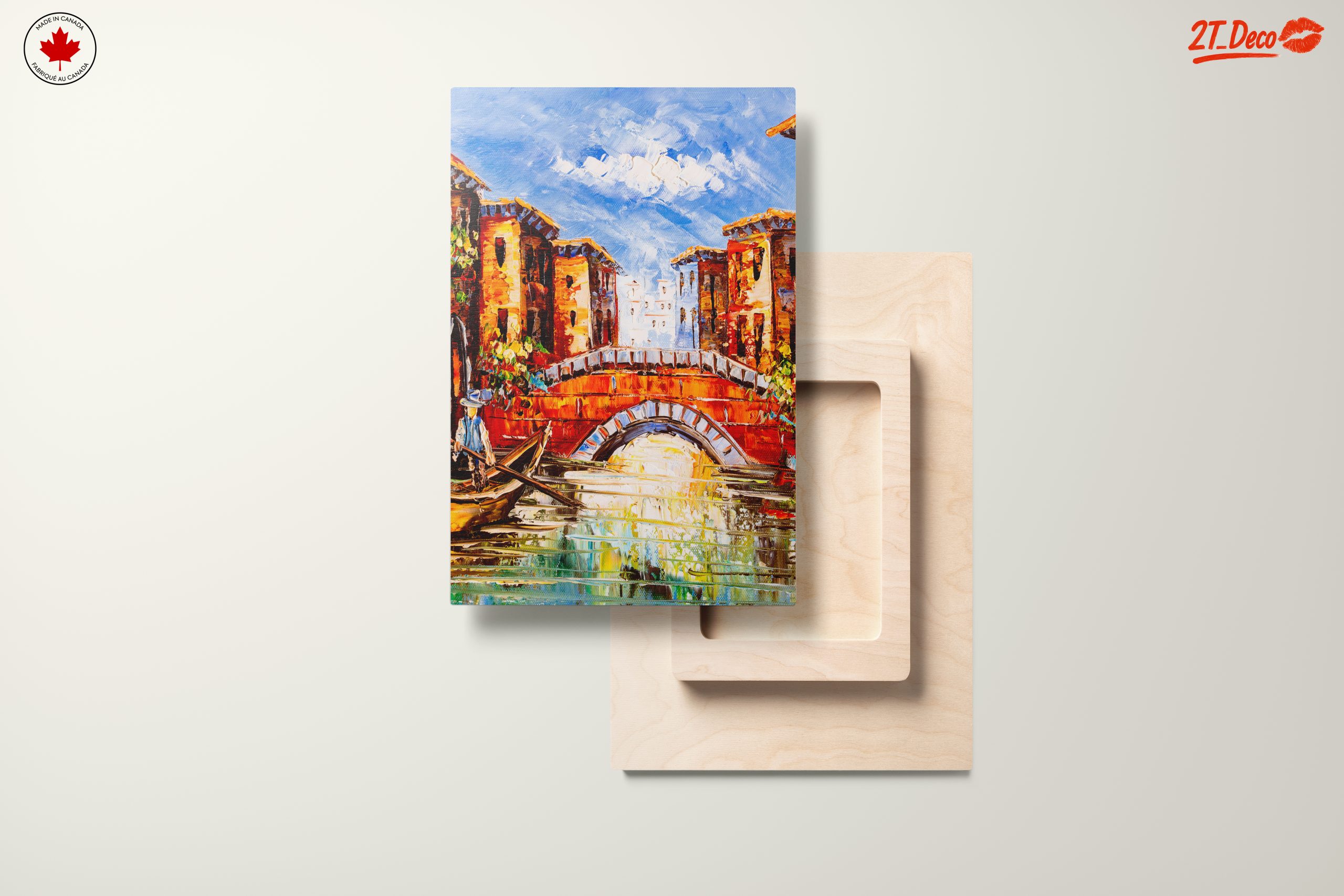 Vibrant City Scene with Bridge - Image 11