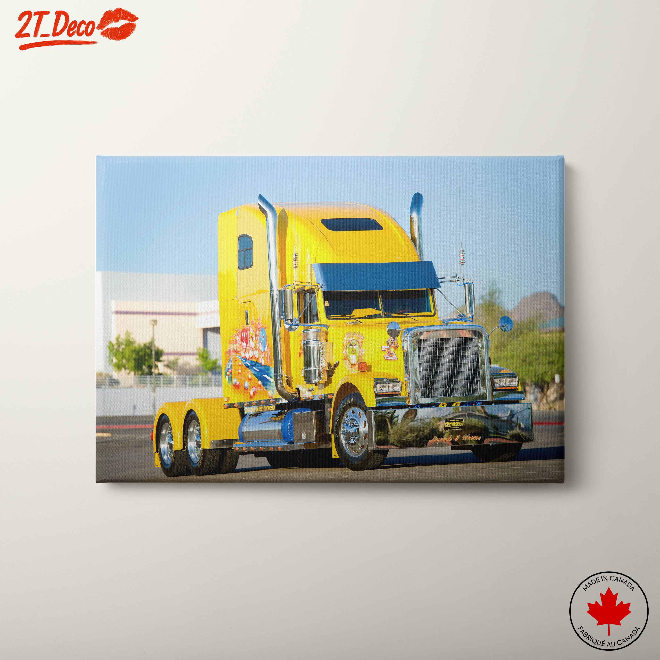 Vibrant Classic Truck Artwork