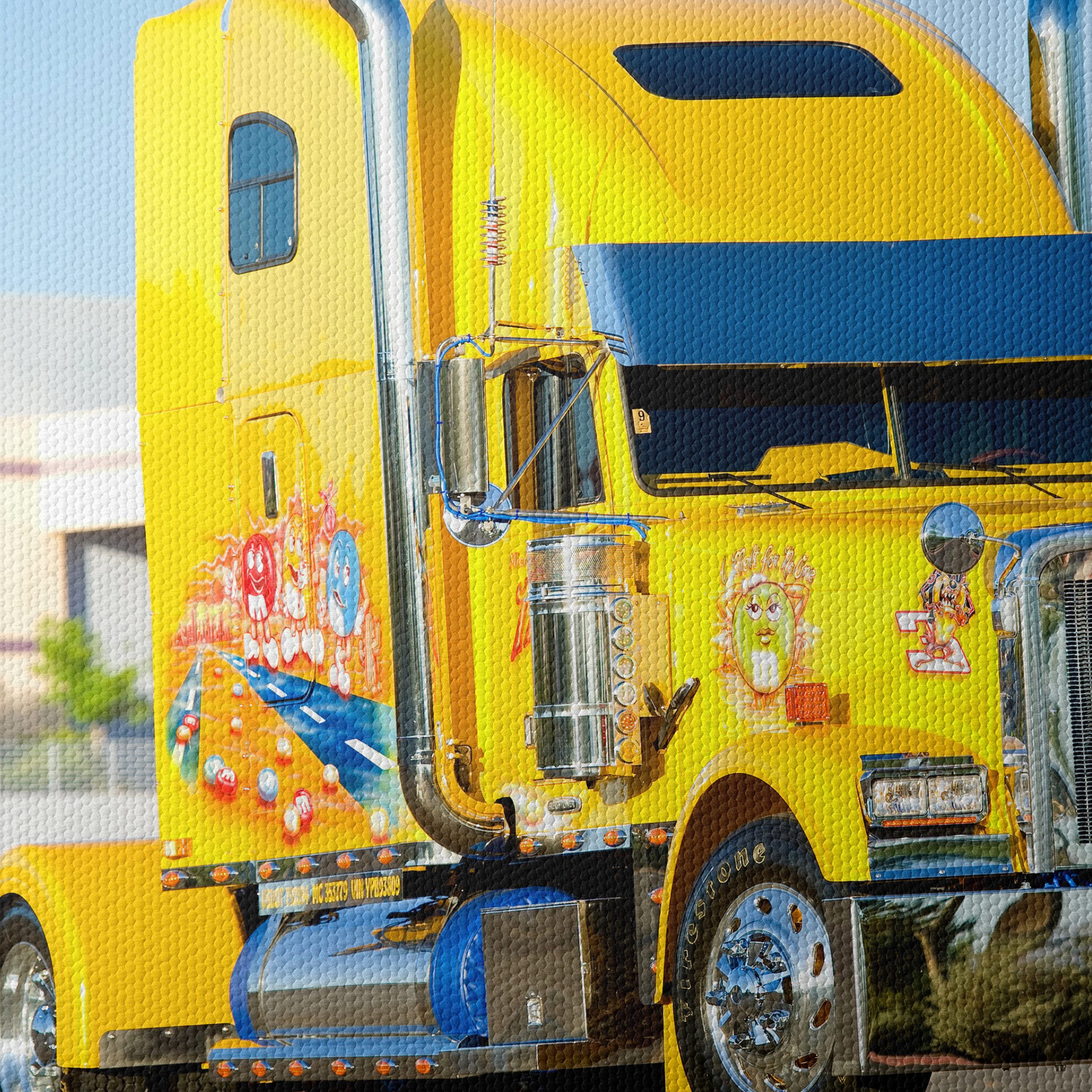 Vibrant Classic Truck Artwork - Image 4