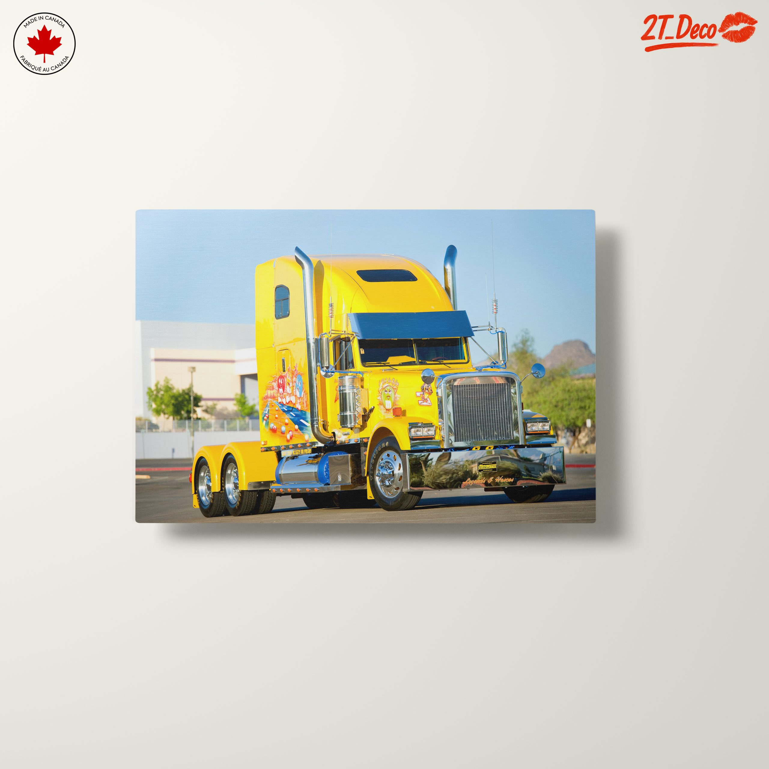 Vibrant Classic Truck Artwork - Image 10