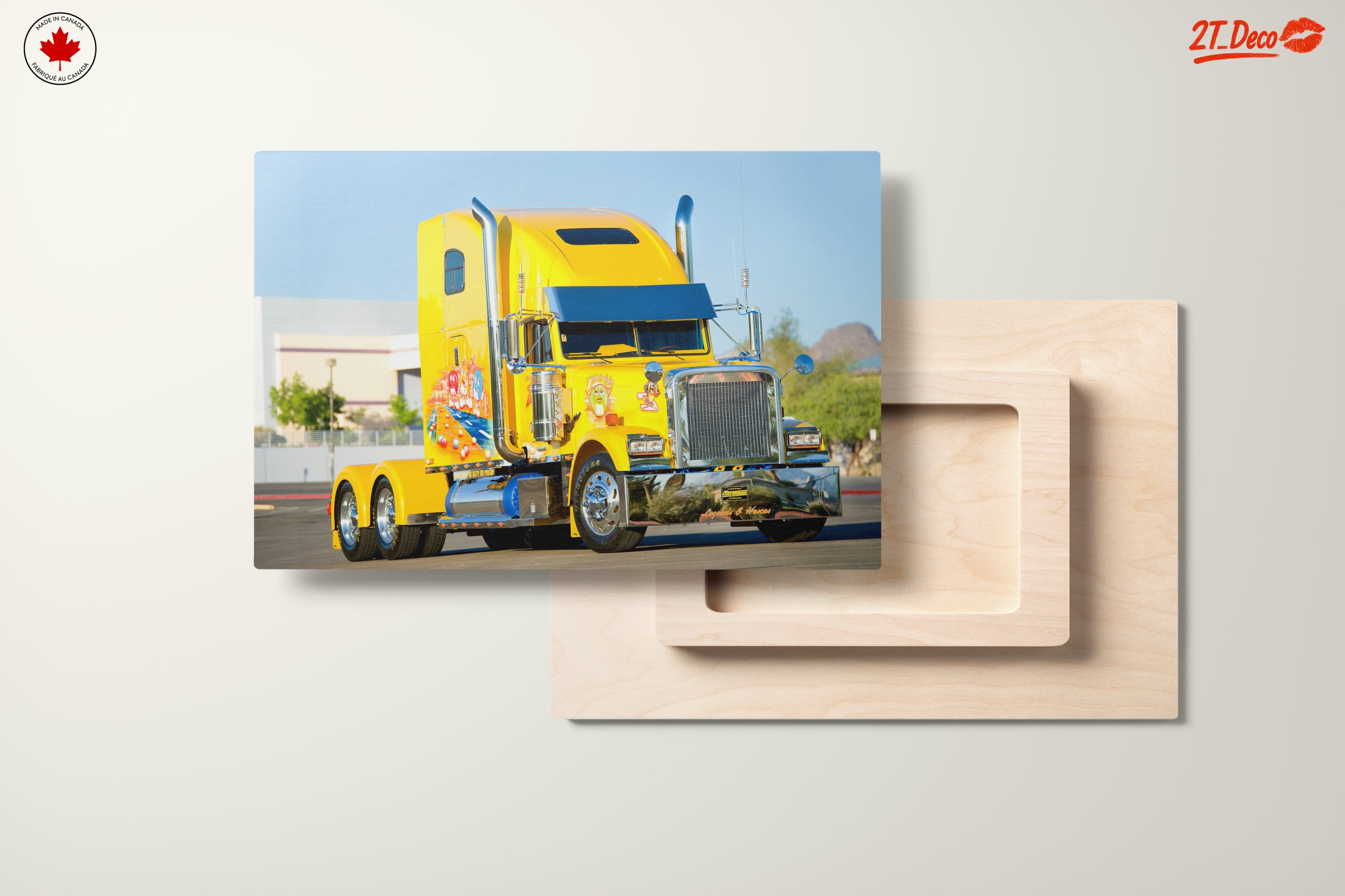Vibrant Classic Truck Artwork - Image 11