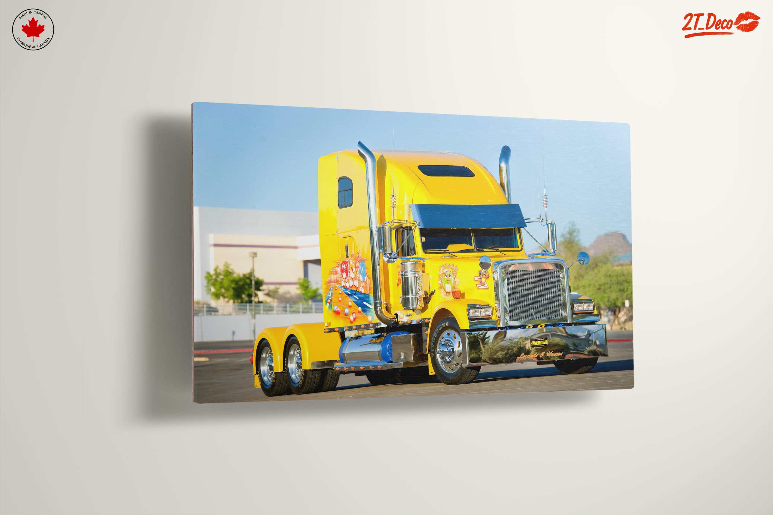Vibrant Classic Truck Artwork - Image 13