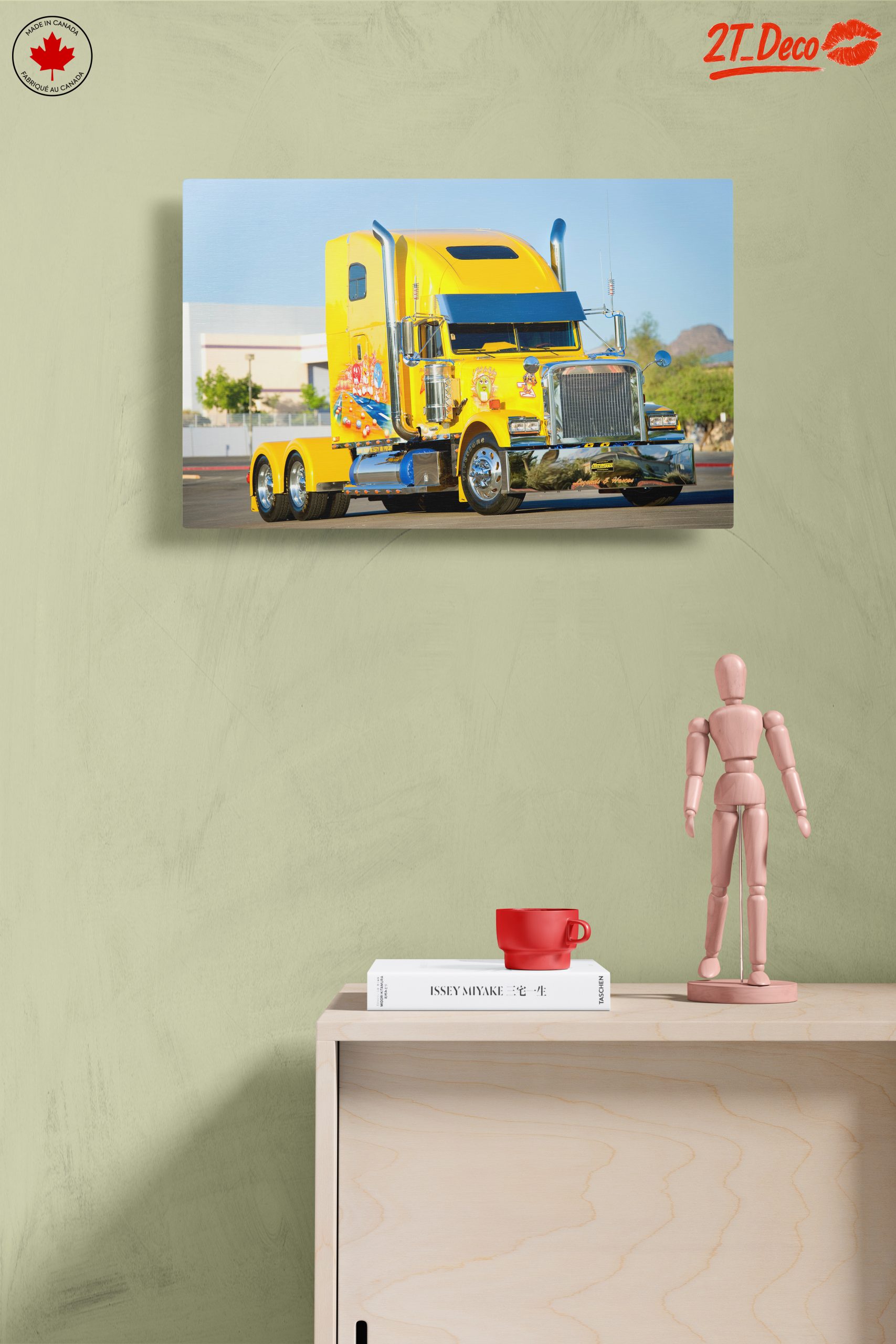Vibrant Classic Truck Artwork - Image 14