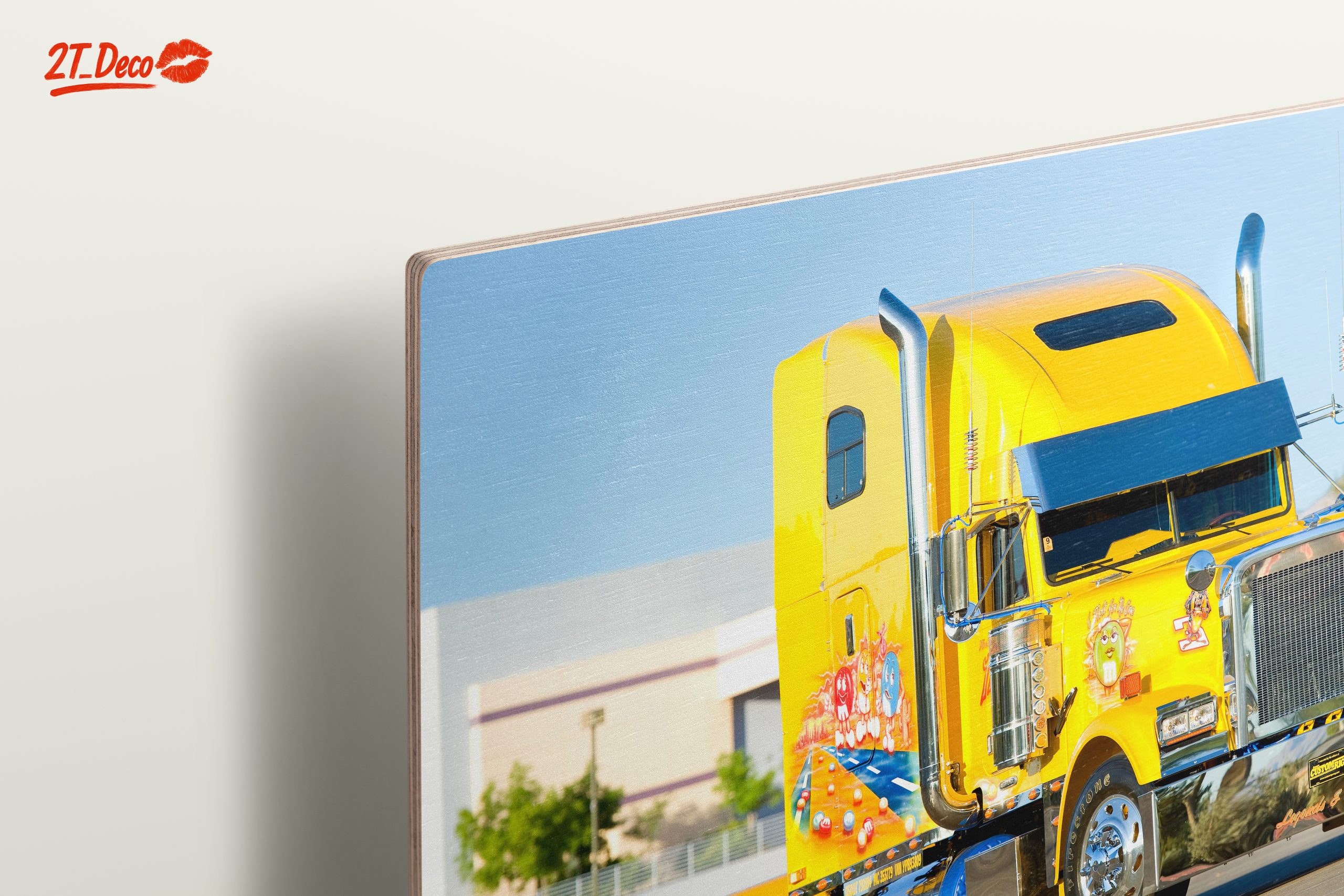 Vibrant Classic Truck Artwork - Image 15