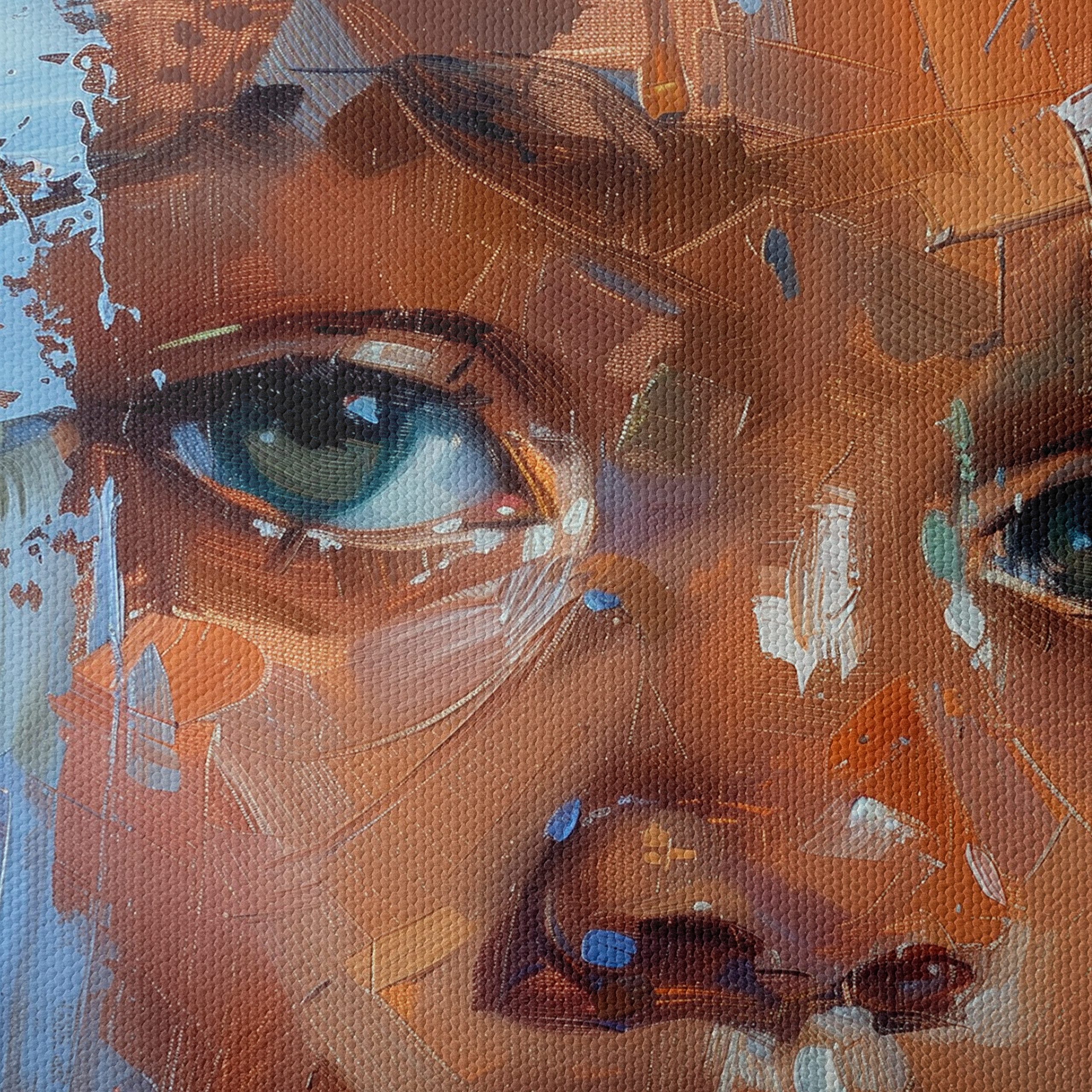 Vibrant Expressive Portrait of a Child - Image 4