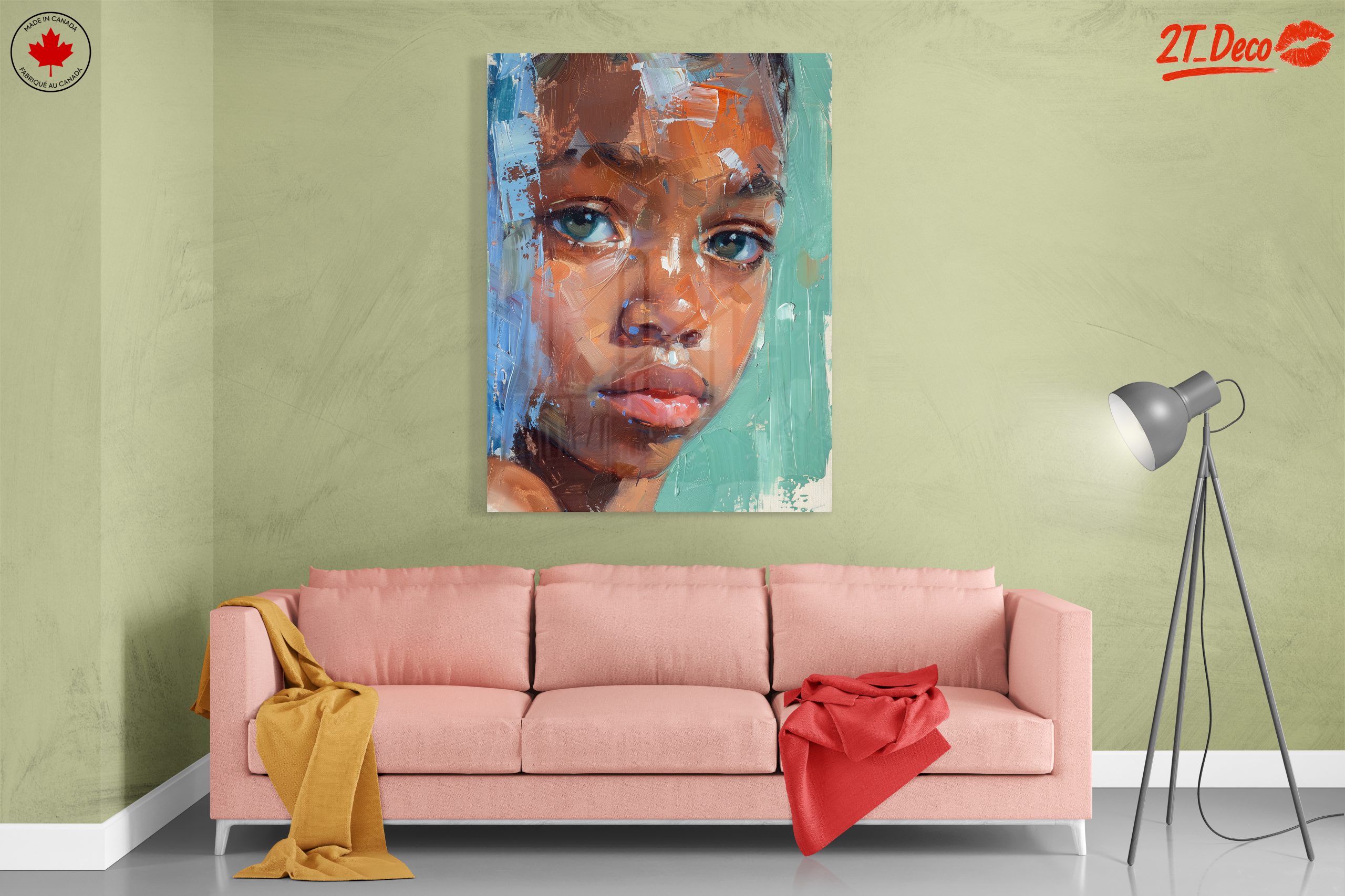 Vibrant Expressive Portrait of a Child - Image 7