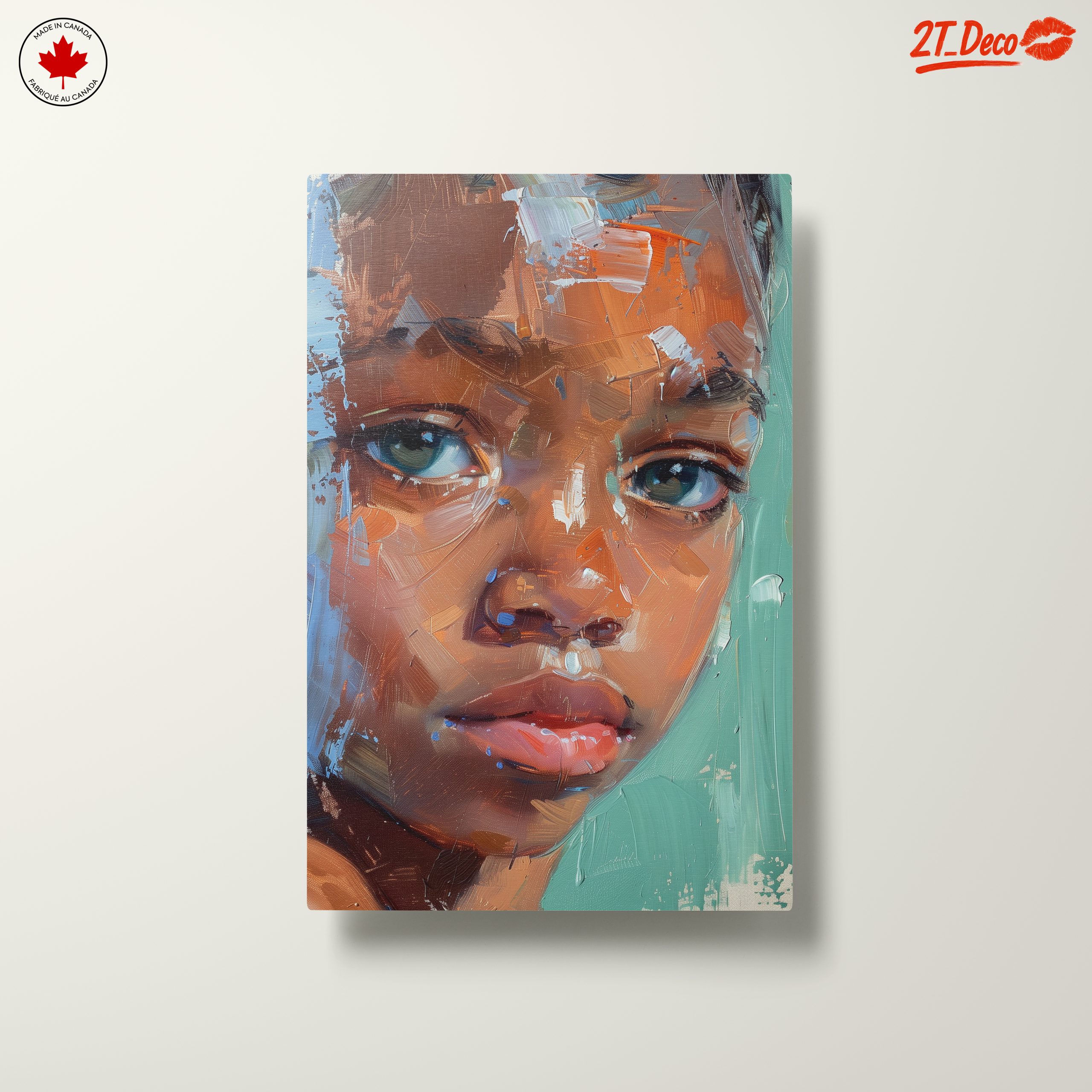 Vibrant Expressive Portrait of a Child - Image 10