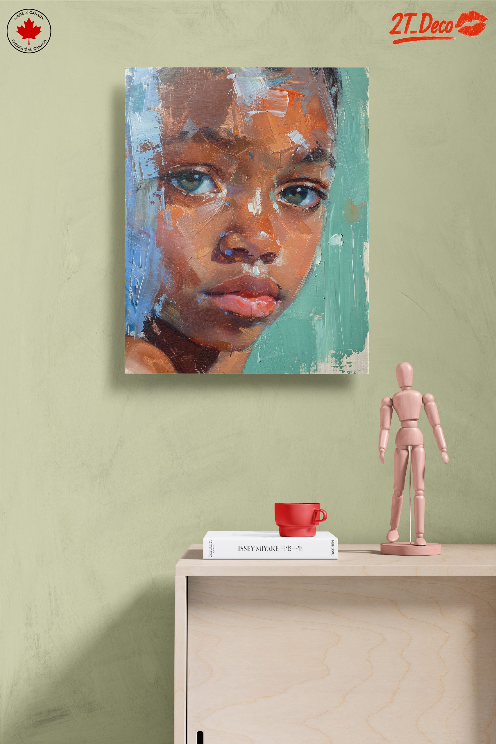 Vibrant Expressive Portrait of a Child - Image 14