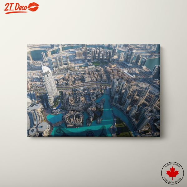 Aerial View of a Modern Cityscape
