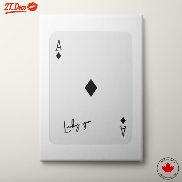Ace of Diamonds Playing Card Art 3