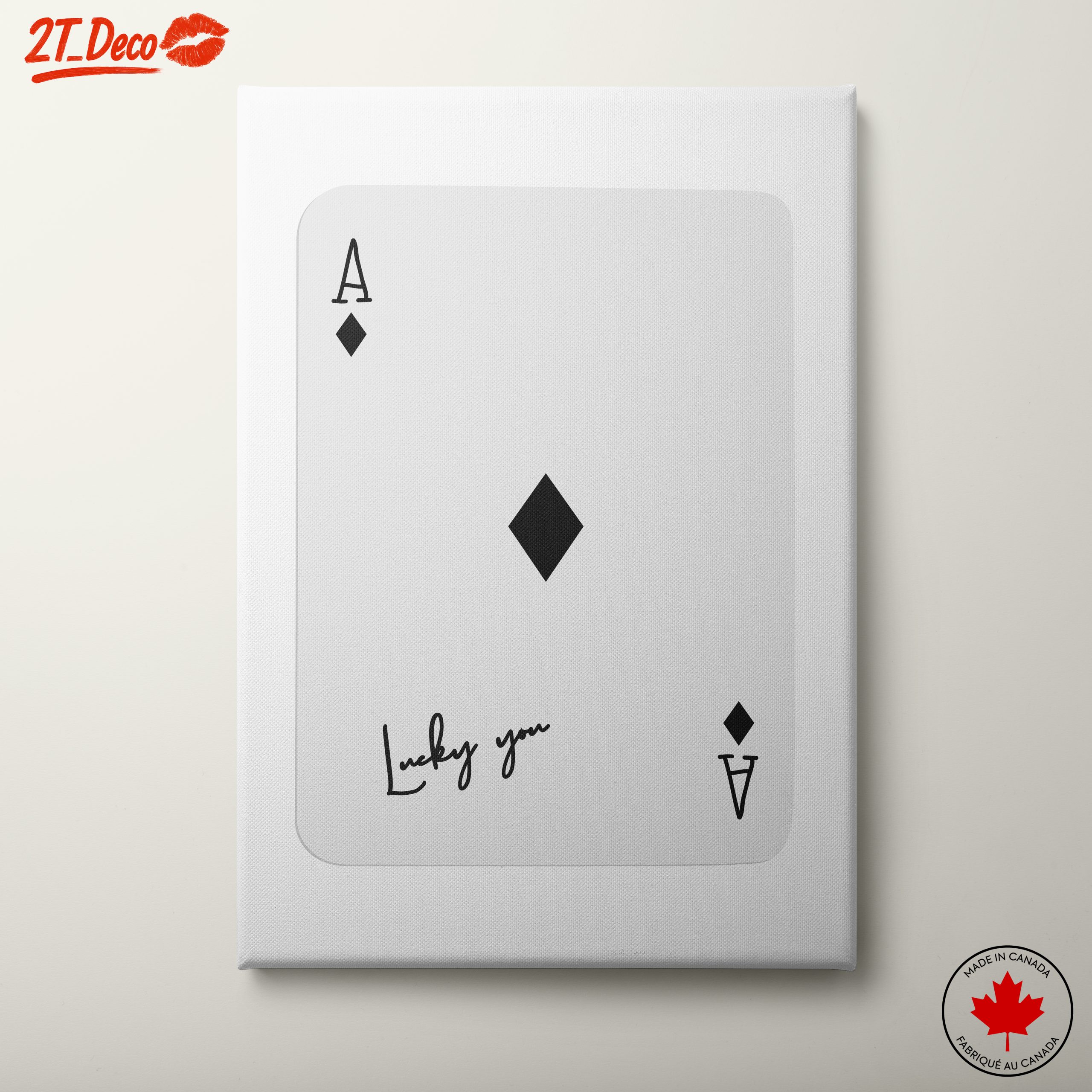 Ace of Diamonds Playing Card Art 3