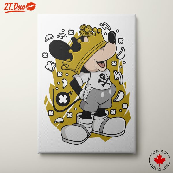 Iconic Character with Crown and Skull
