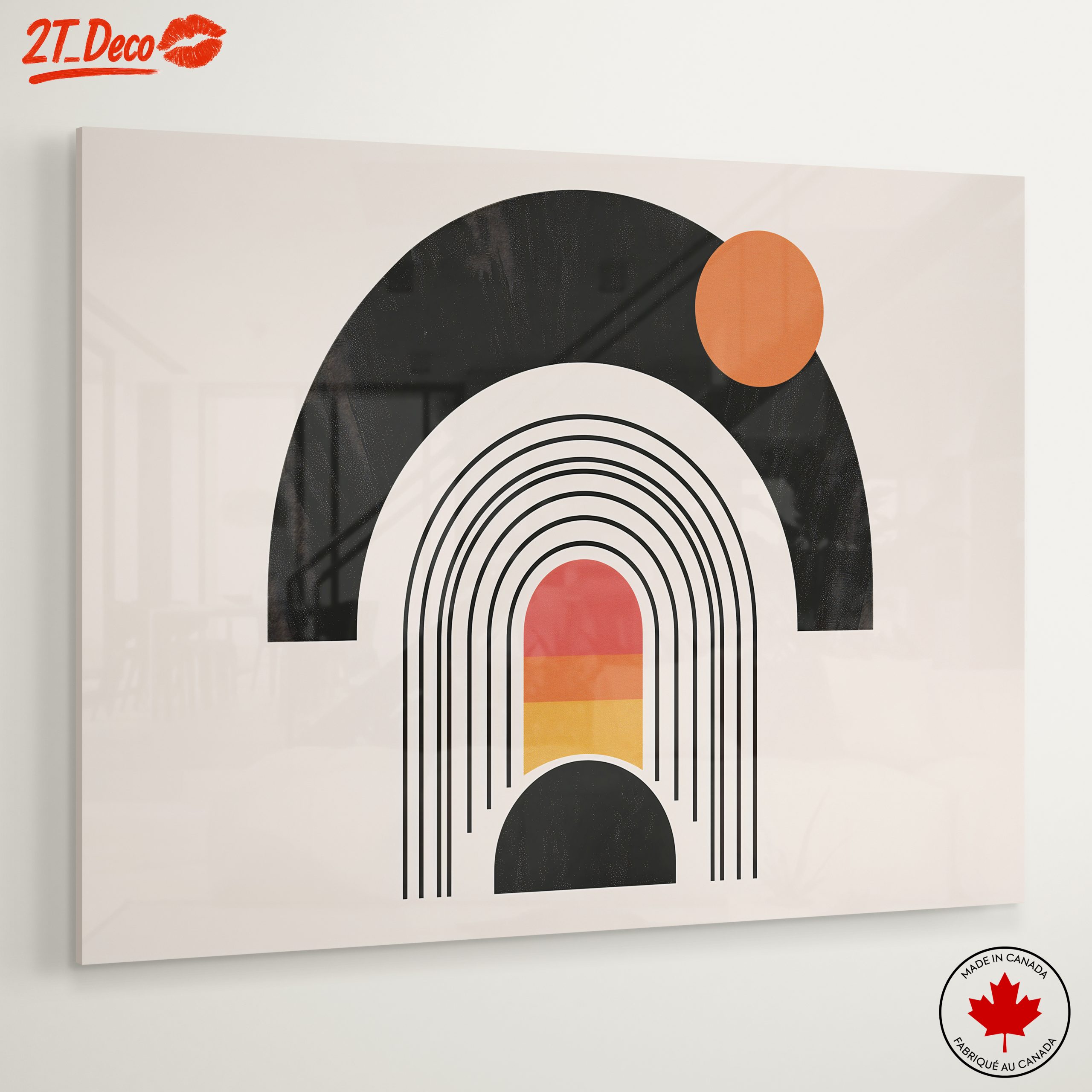 Geometric Abstract Art with Bold Colors - Image 6