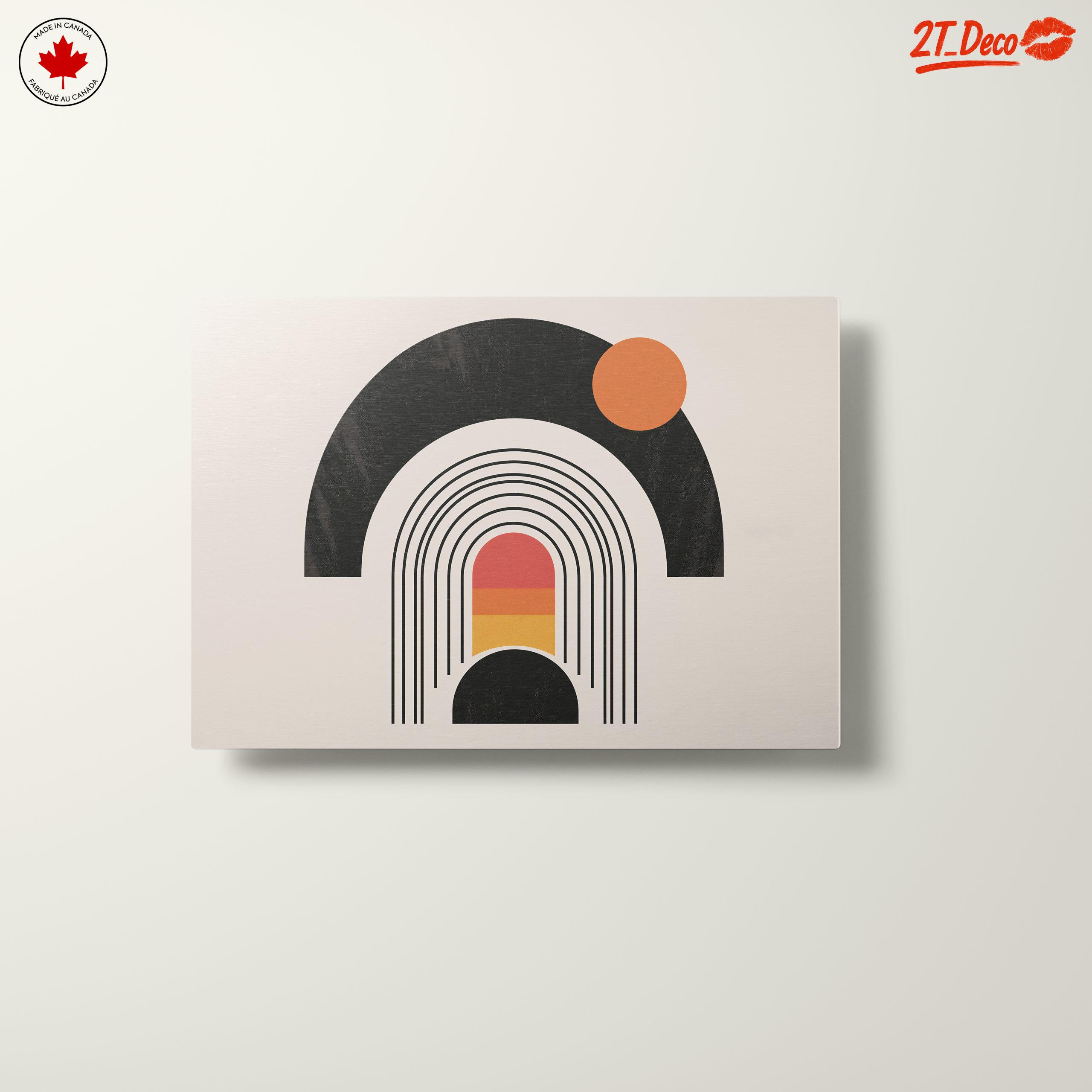 Geometric Abstract Art with Bold Colors - Image 10