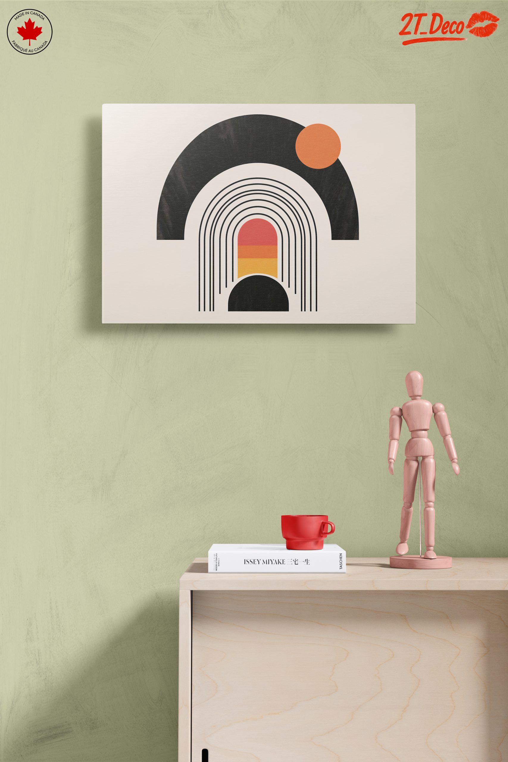Geometric Abstract Art with Bold Colors - Image 14