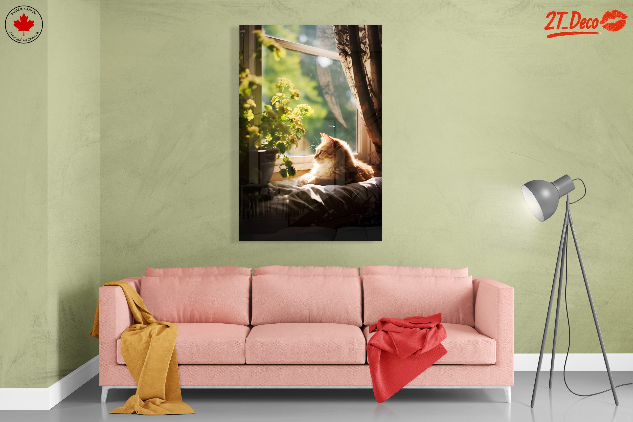 Golden Cat Relaxing by the Window - Image 7