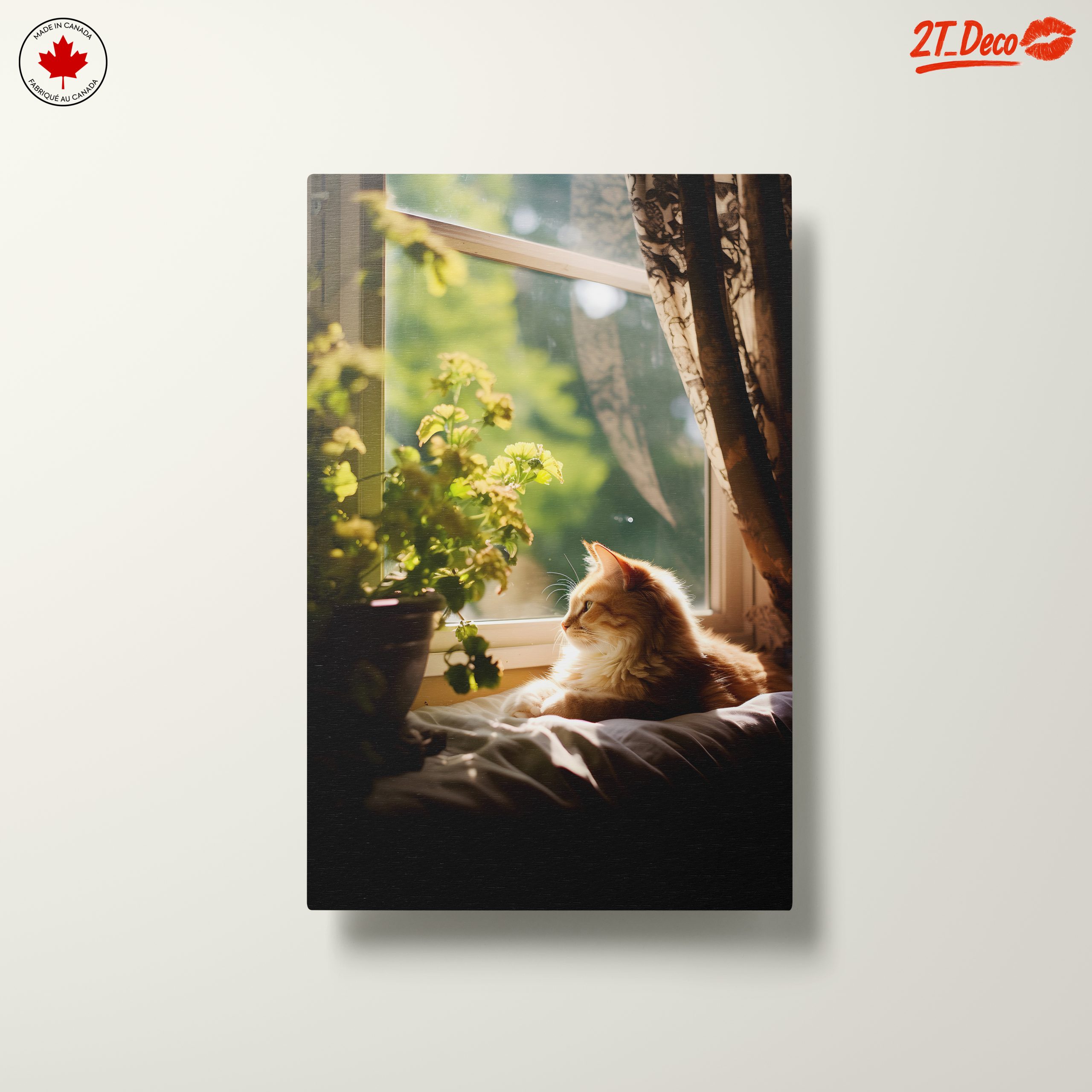 Golden Cat Relaxing by the Window - Image 10