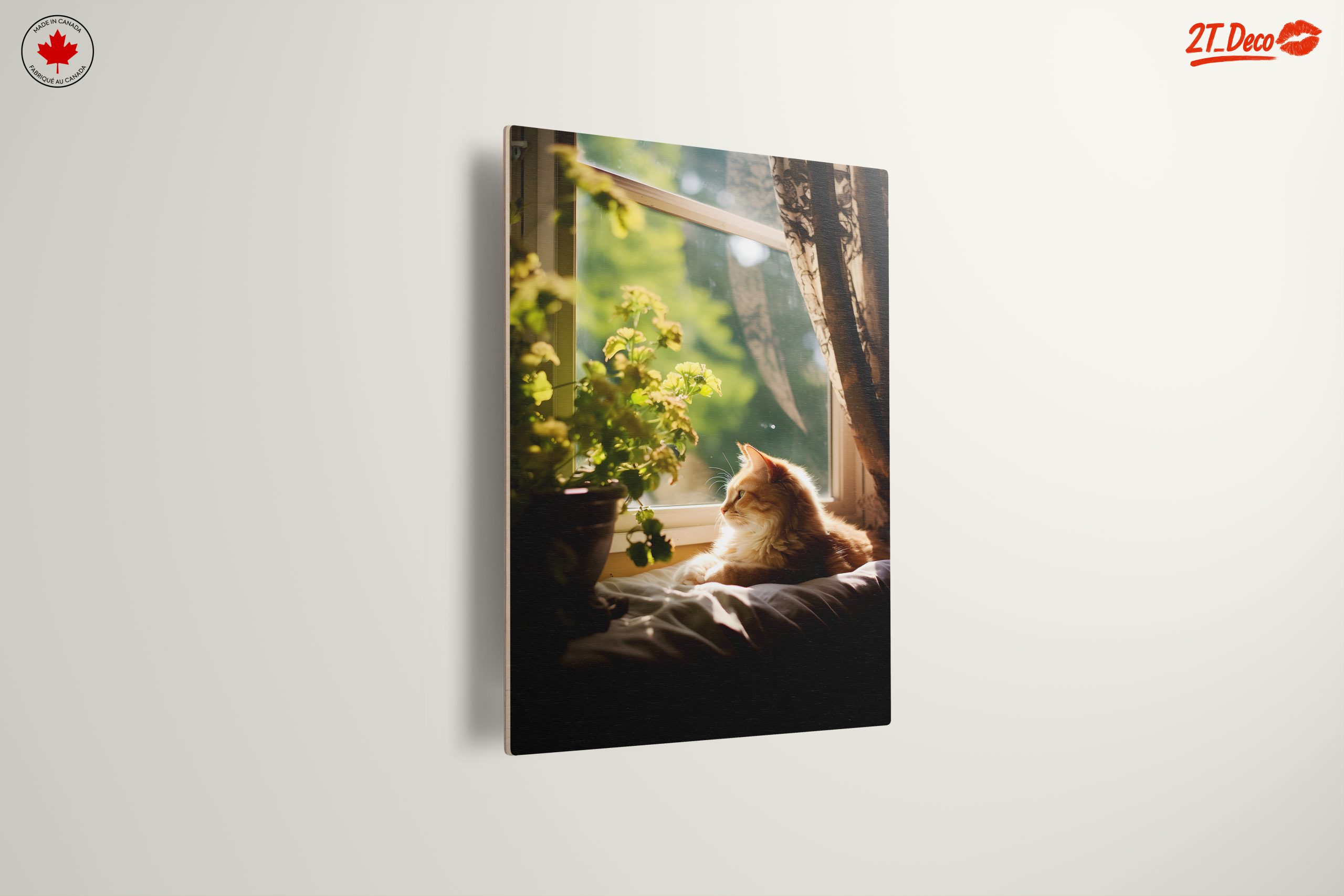 Golden Cat Relaxing by the Window - Image 13