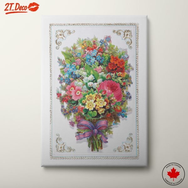 Vibrant Floral Bouquet with Ribbon