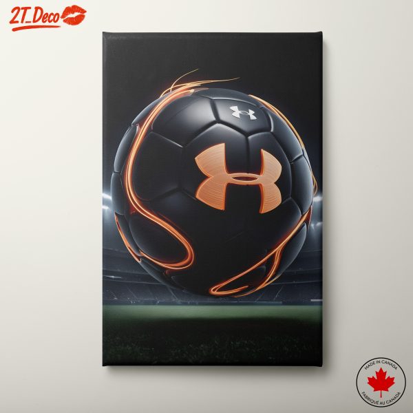 Dynamic Under Armour Soccer Ball Artwork