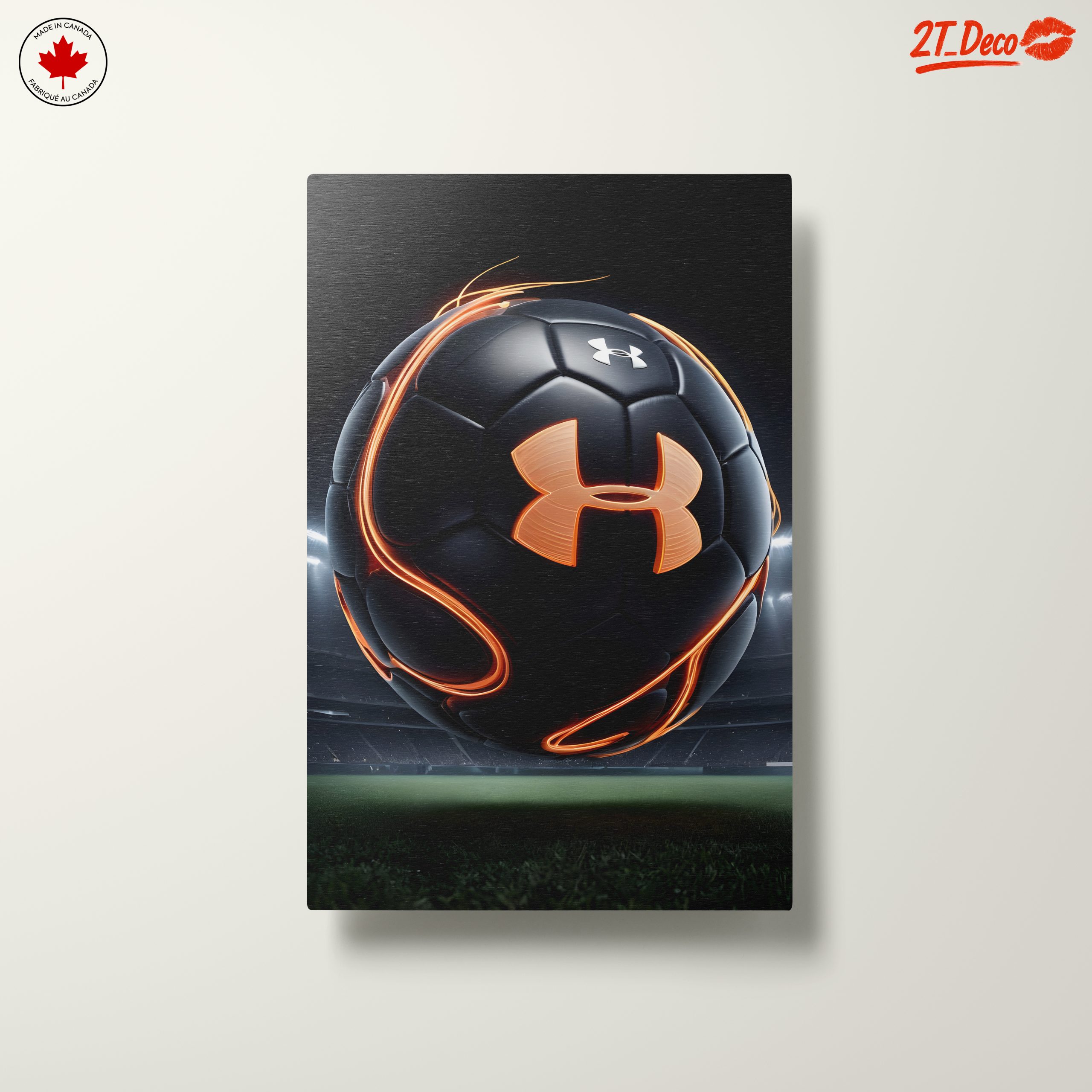 Dynamic Under Armour Soccer Ball Artwork - Image 10