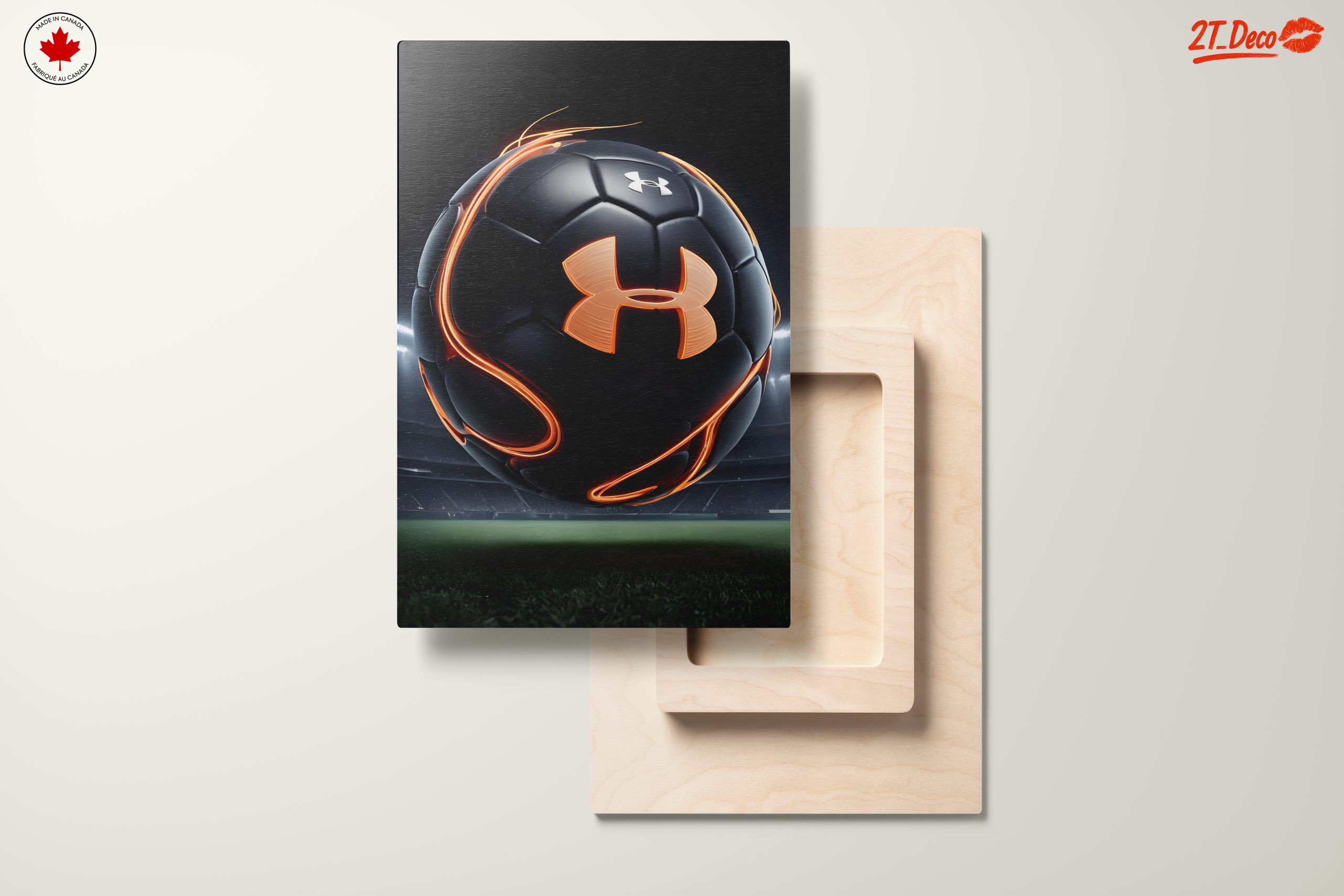 Dynamic Under Armour Soccer Ball Artwork - Image 11