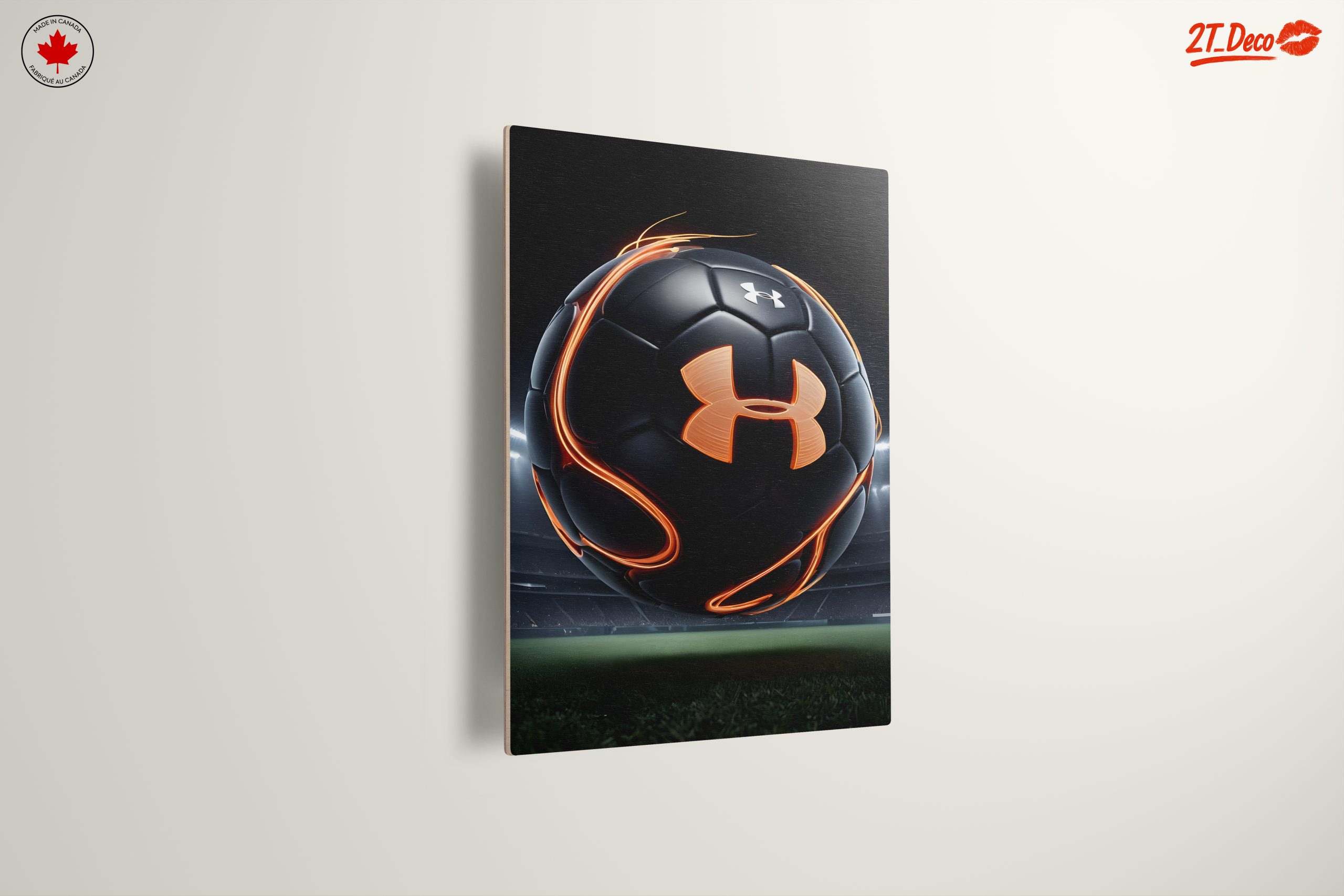 Dynamic Under Armour Soccer Ball Artwork - Image 13