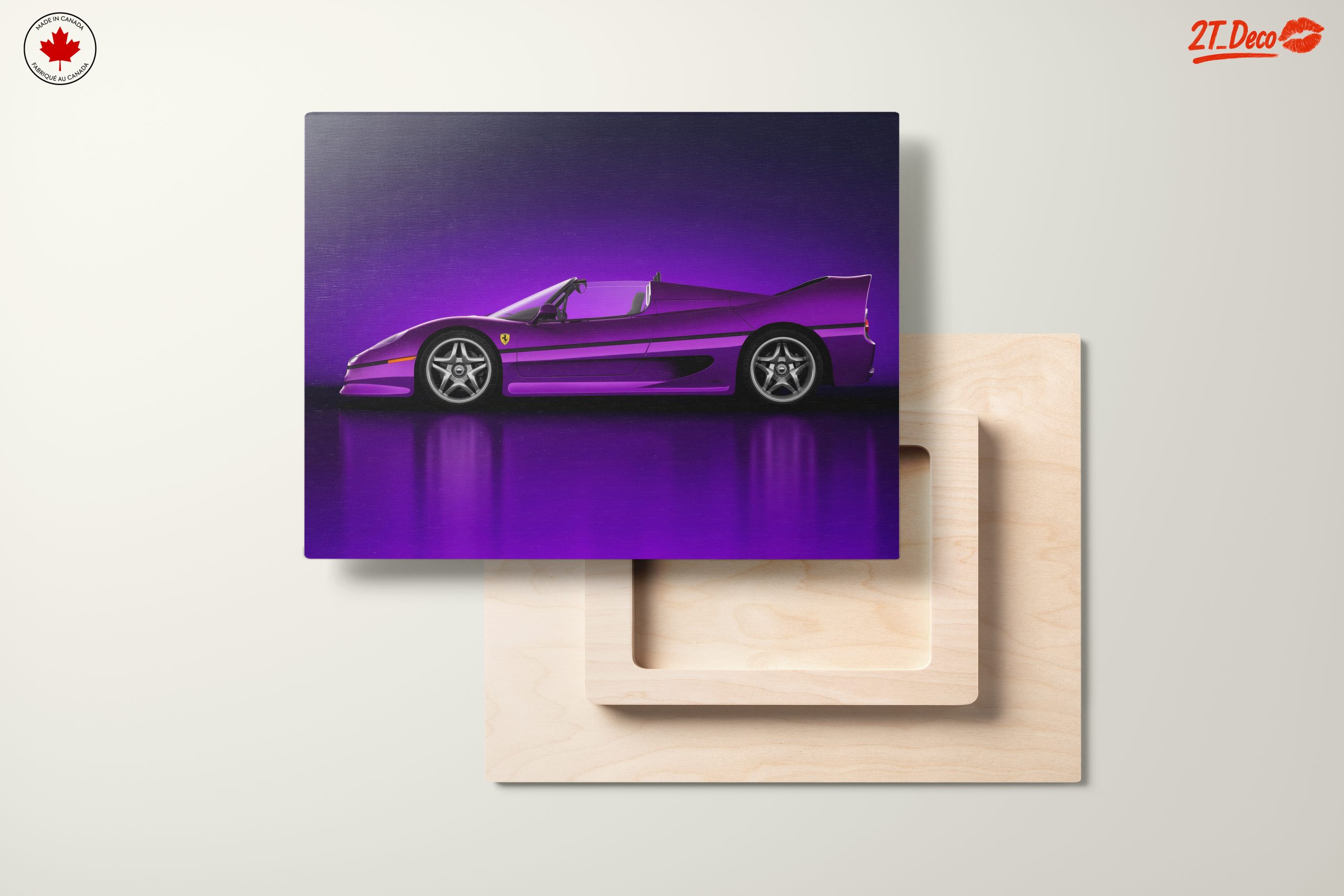 Vibrant Purple Luxury Sports Car - Image 11