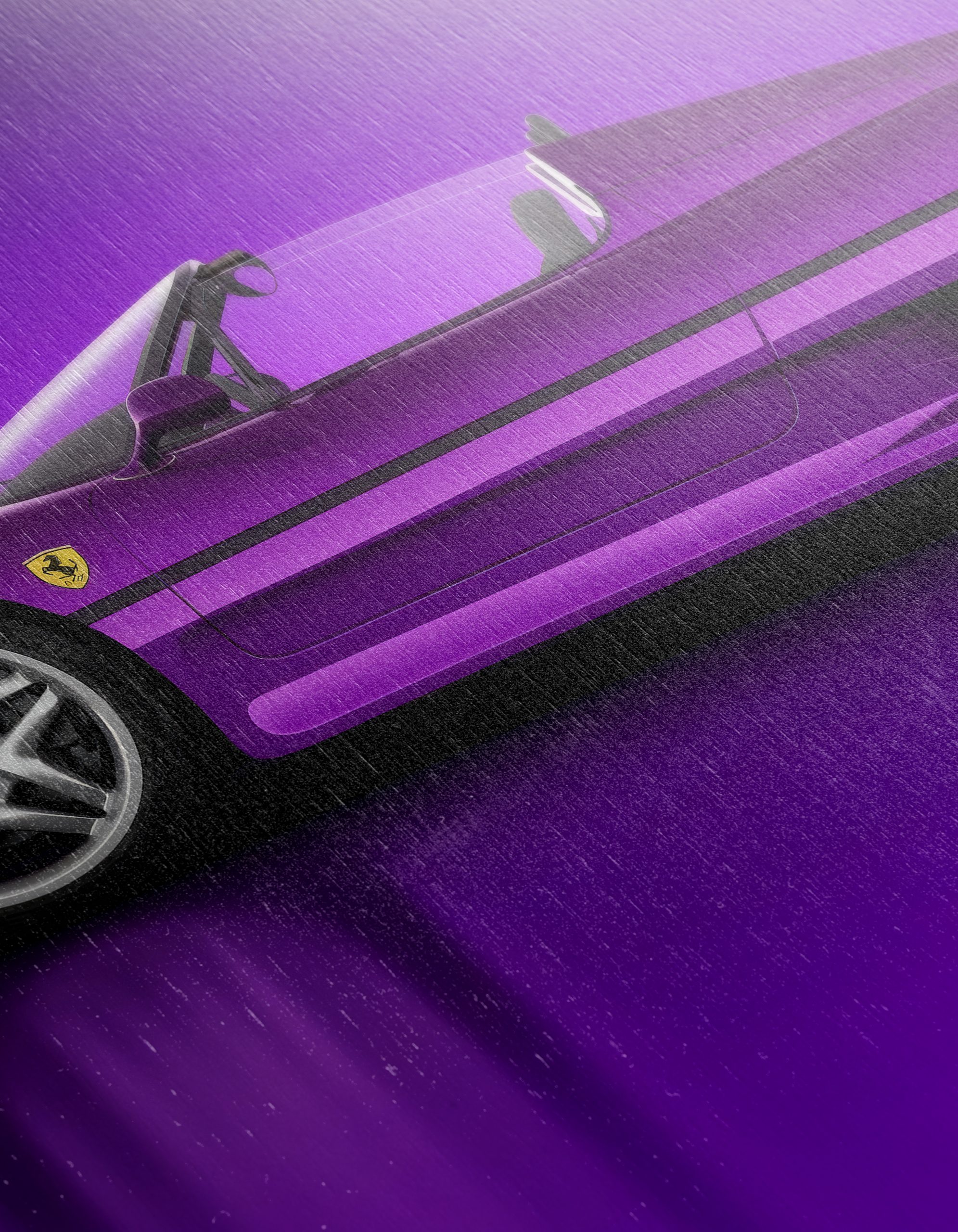 Vibrant Purple Luxury Sports Car - Image 12