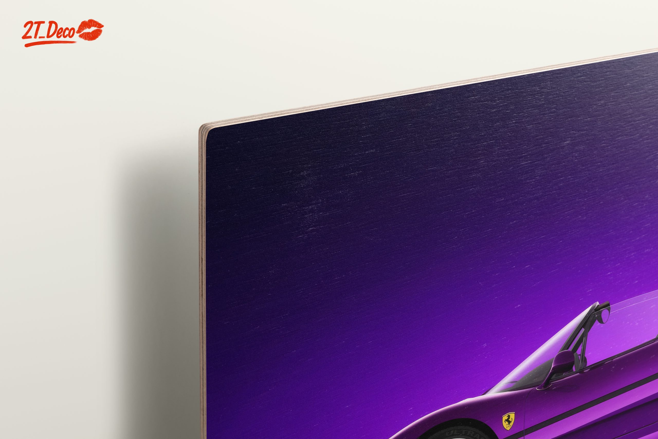 Vibrant Purple Luxury Sports Car - Image 15